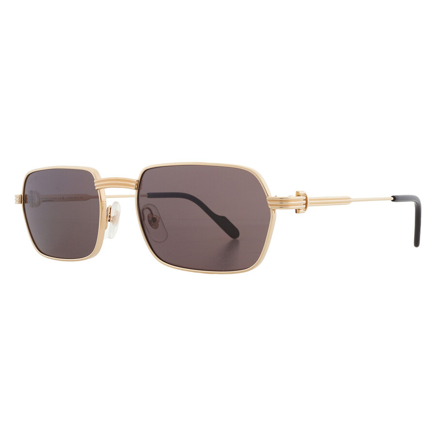 Cartier Premiere de Cartier Grey Geometric Men's Sunglasses CT0463S 001 56 - 2