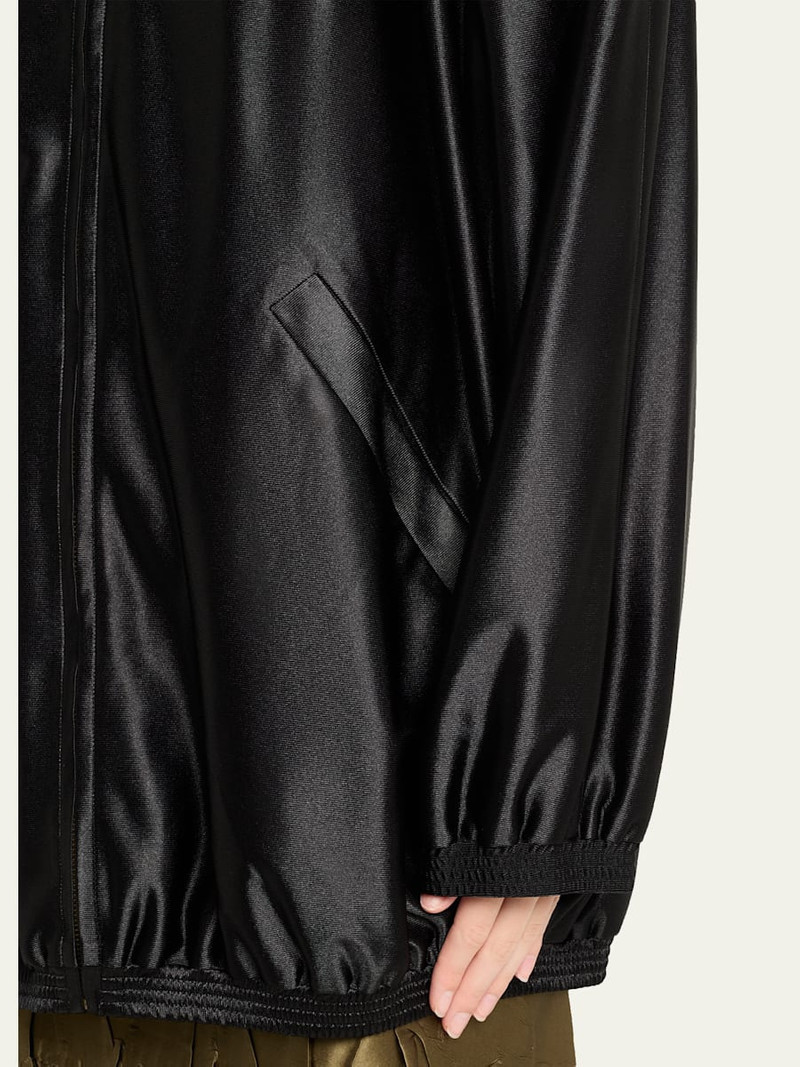 MARIE ADAM-LEENAERDT Shiny Tracksuit Jacket outlook