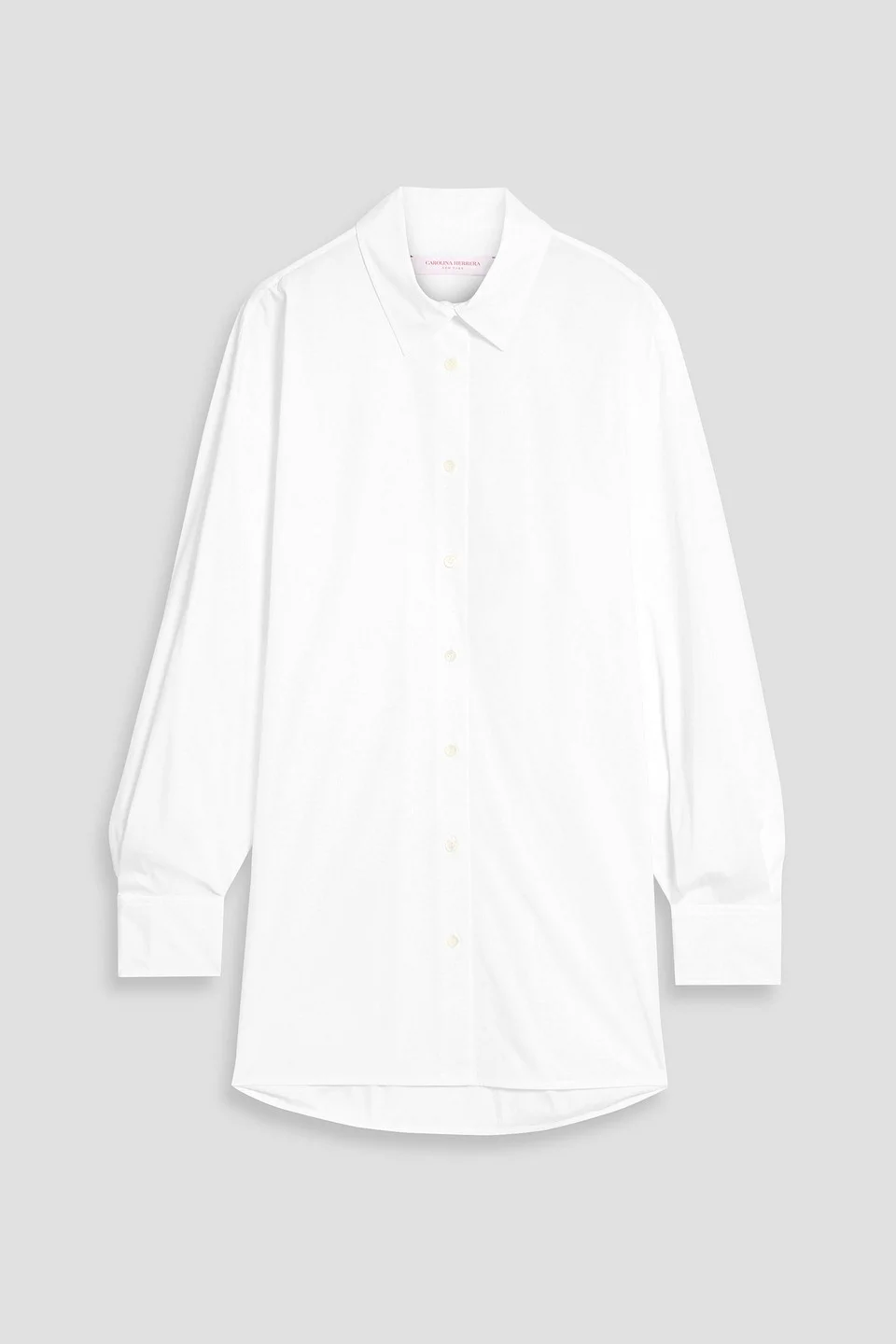 Oversized cotton-poplin shirt - 1