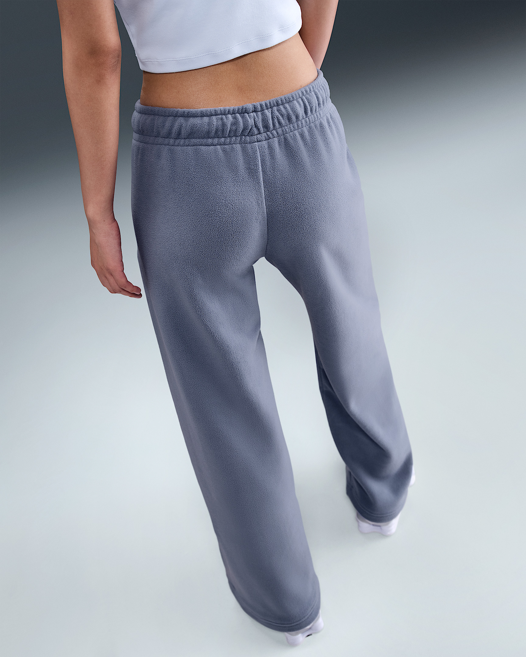 Nike Sportswear Club Fleece Women's Mid-Rise Wide-Leg Cozy Pants - 3