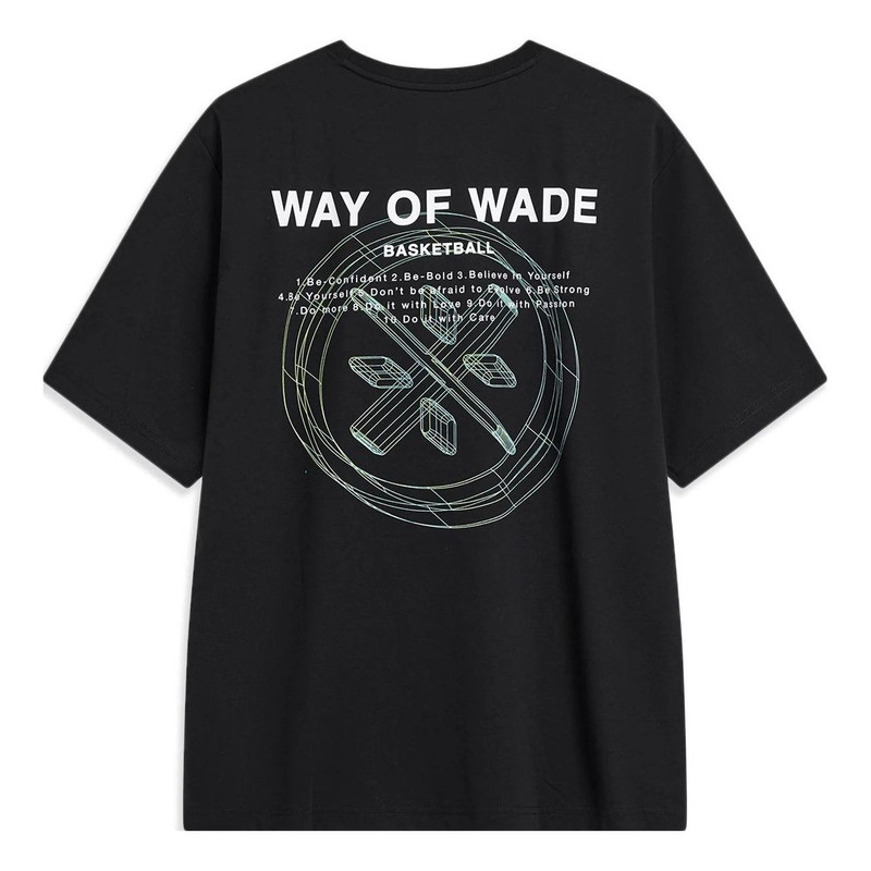 Li-Ning Way of Wade T-shirt 'Black' AHST333-1 - 1