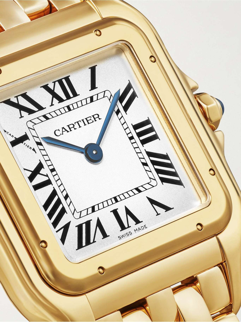 Panthère de Cartier Medium 31mm 18-karat gold watch White 5