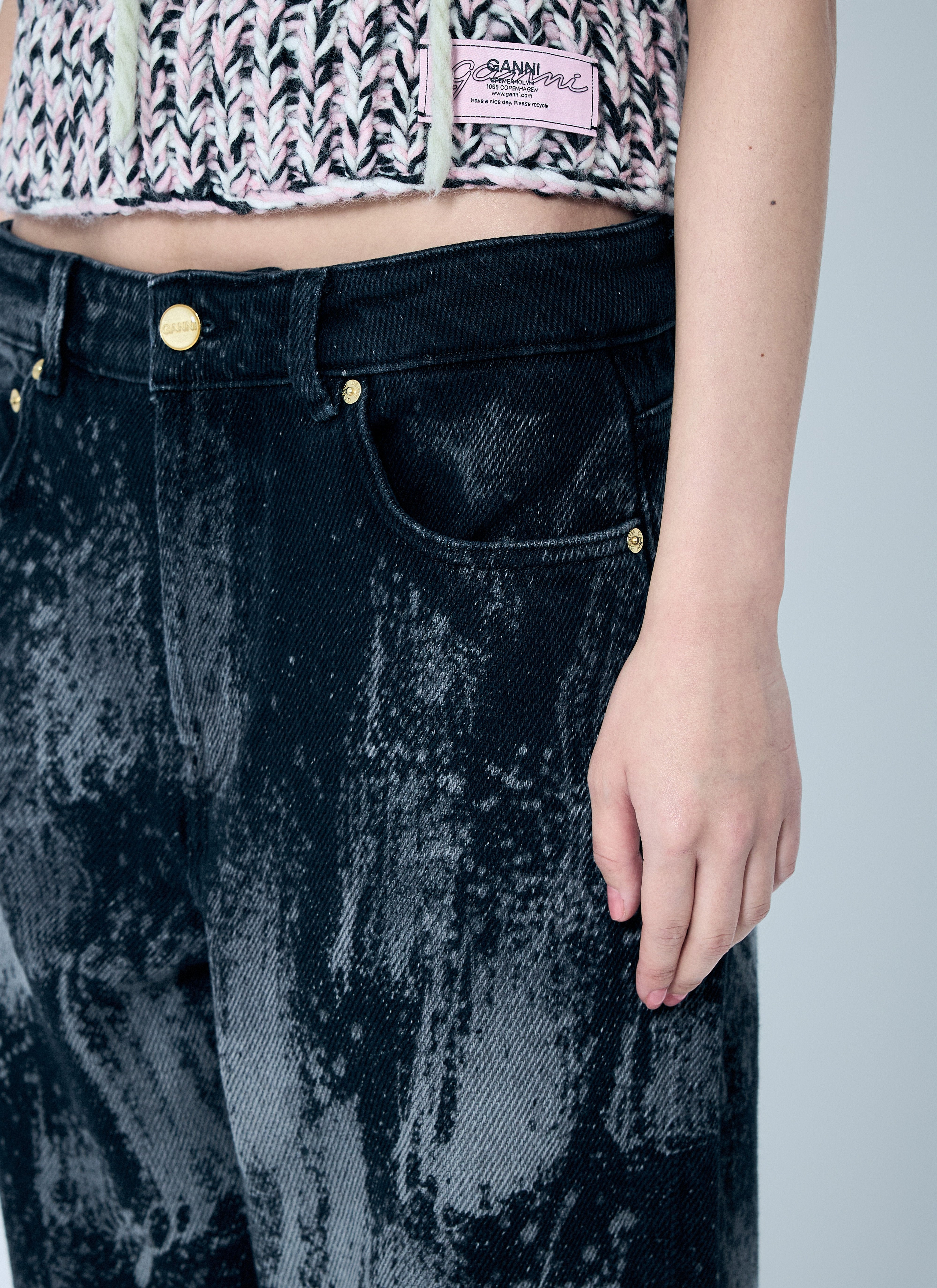 Ganni Women Heavy Denim Izey Jeans - 5