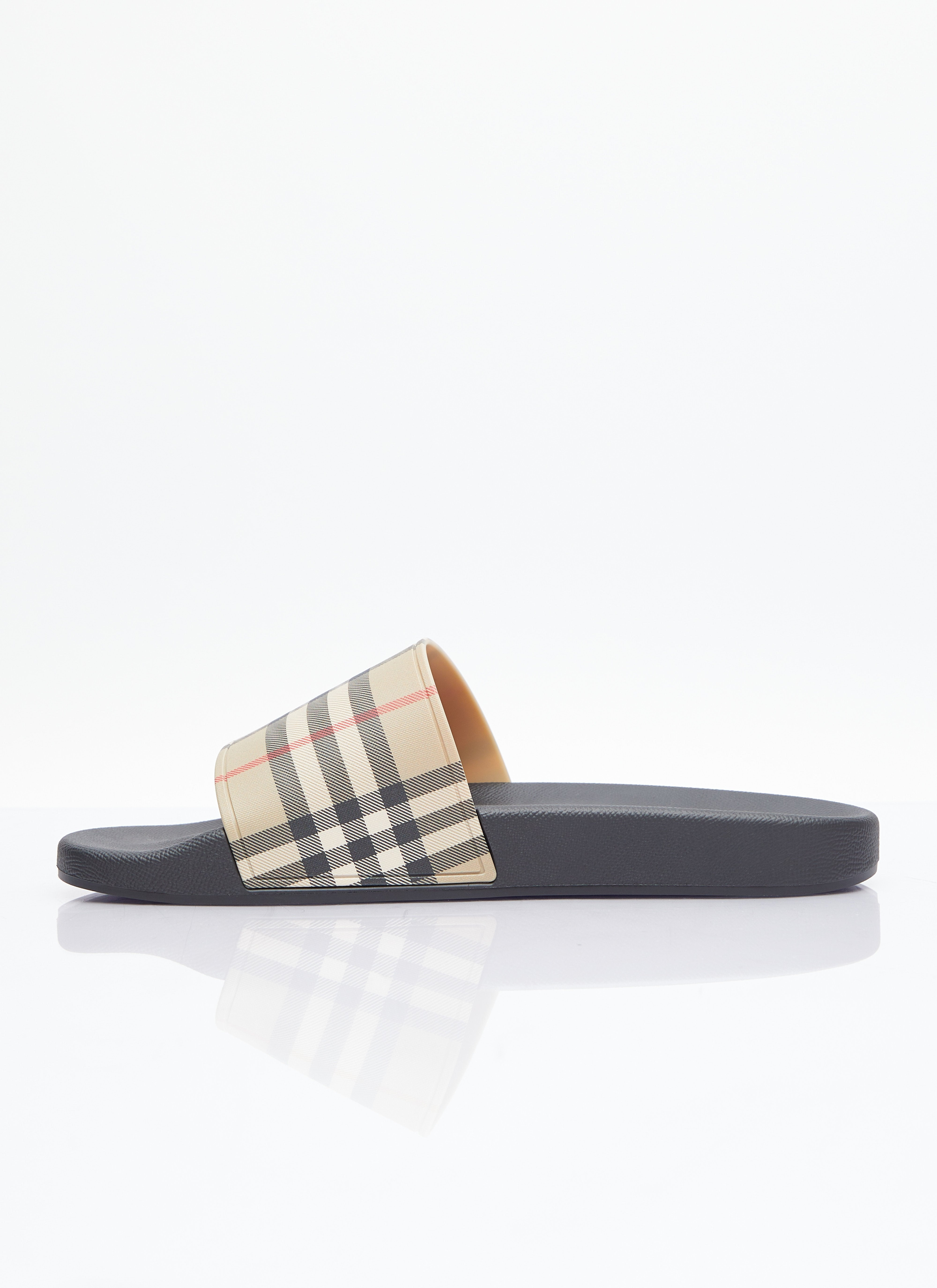 Burberry Men Vintage Check Print Slides - 4