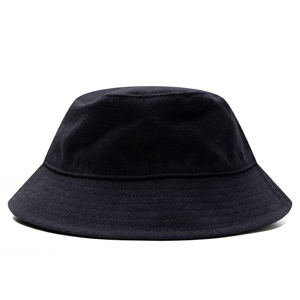 INITIAL BUCKET HAT - JET BLACK - 3