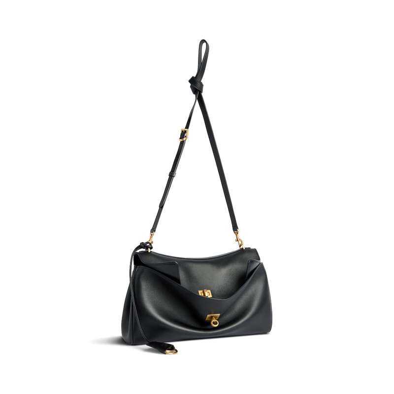 BALENCIAGA Women's Rodeo Shoulder Bag in Black outlook