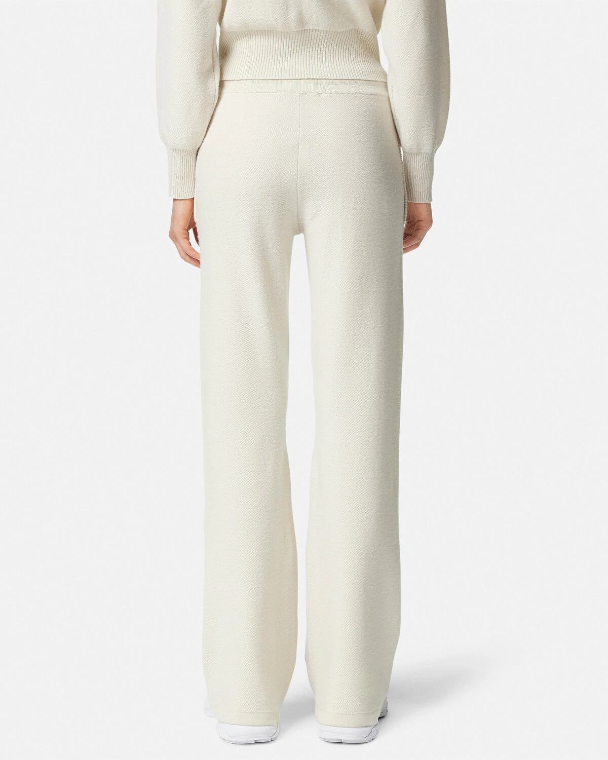 Wool-Blend Flared Towel Pants - 5