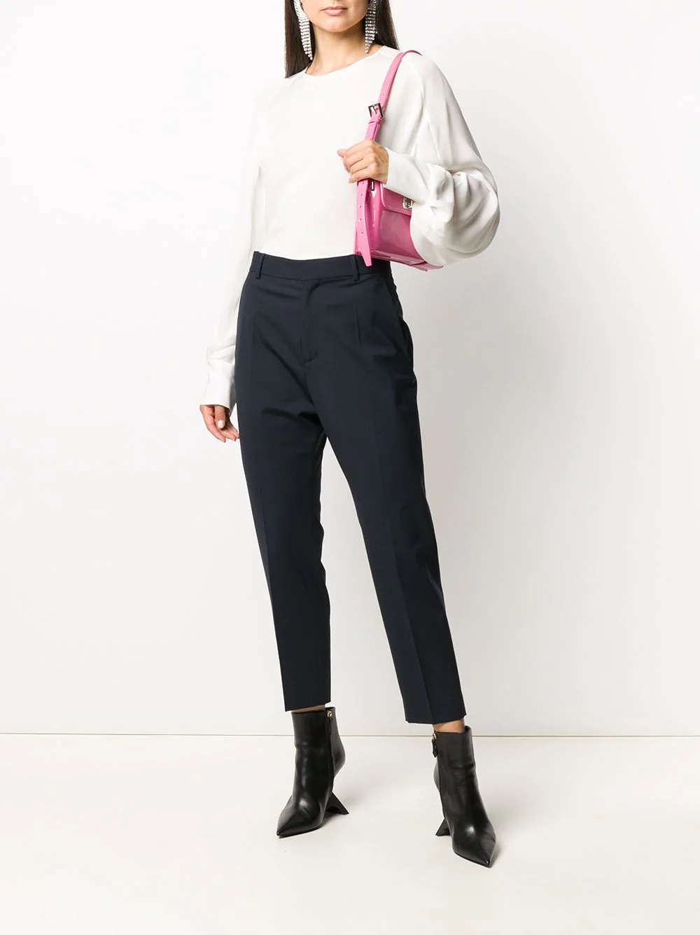 tailored cropped trousers - 2