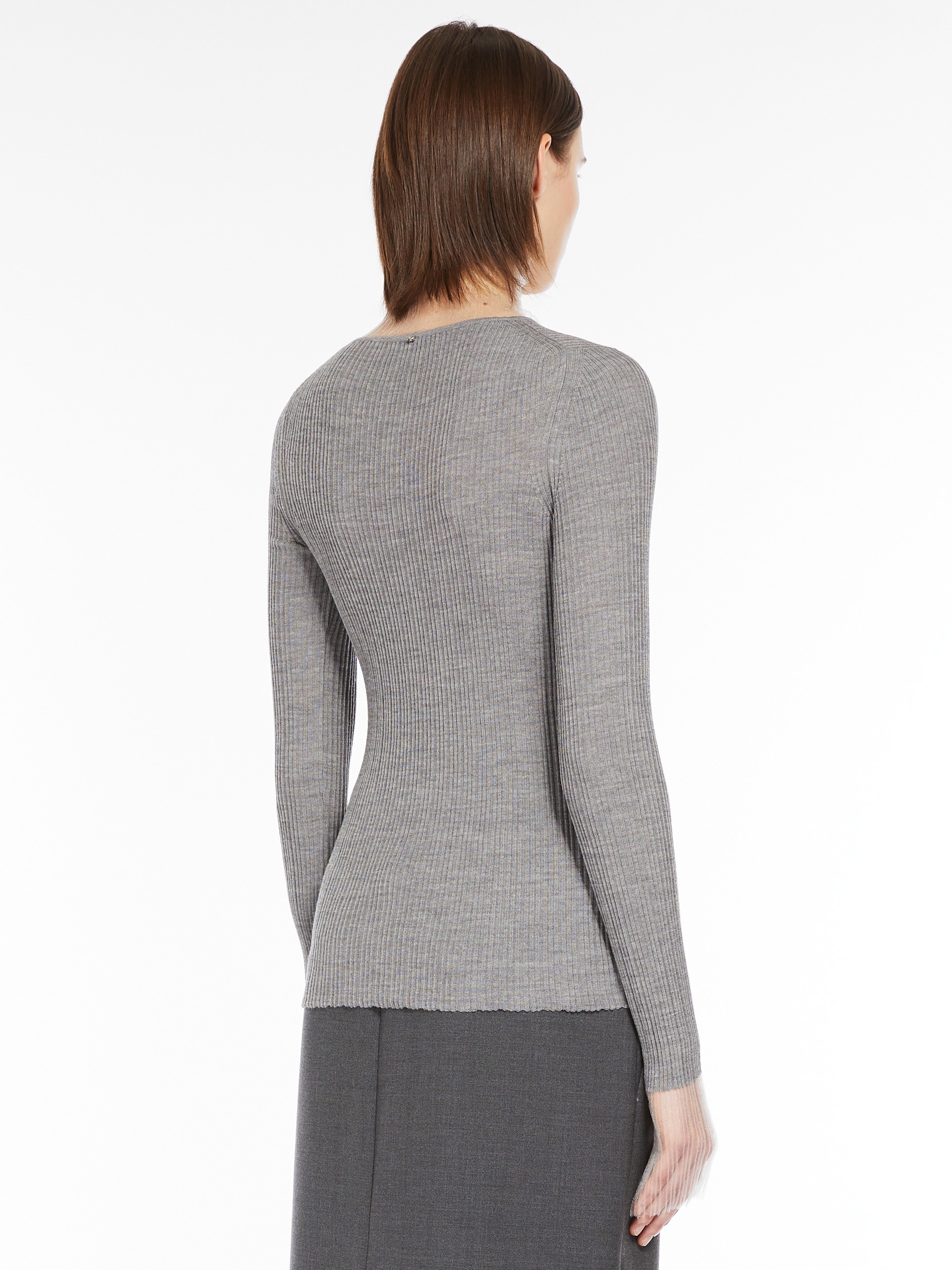 DERRIS Directional rib mock-polo-neck sweater - 4