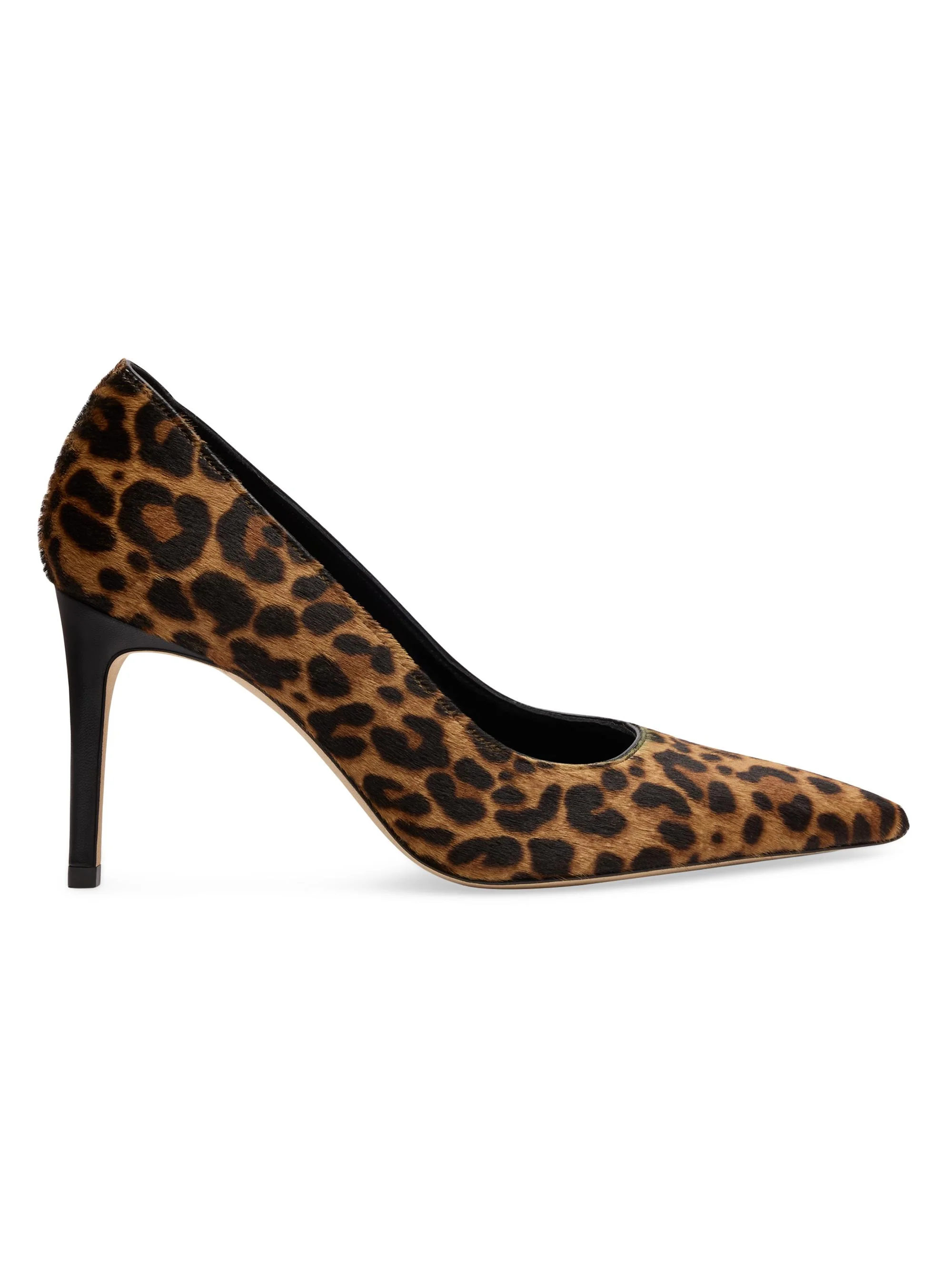 Women's Stuart Power 85MM Leopard-Print Calf Hair Pumps - Classic Lite - 1