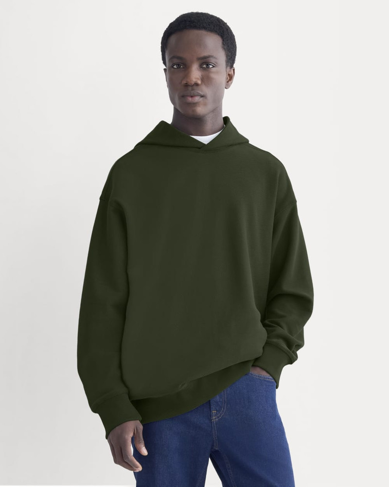 EVERLANE TWILL TERRY JACQUARD HOODIE outlook
