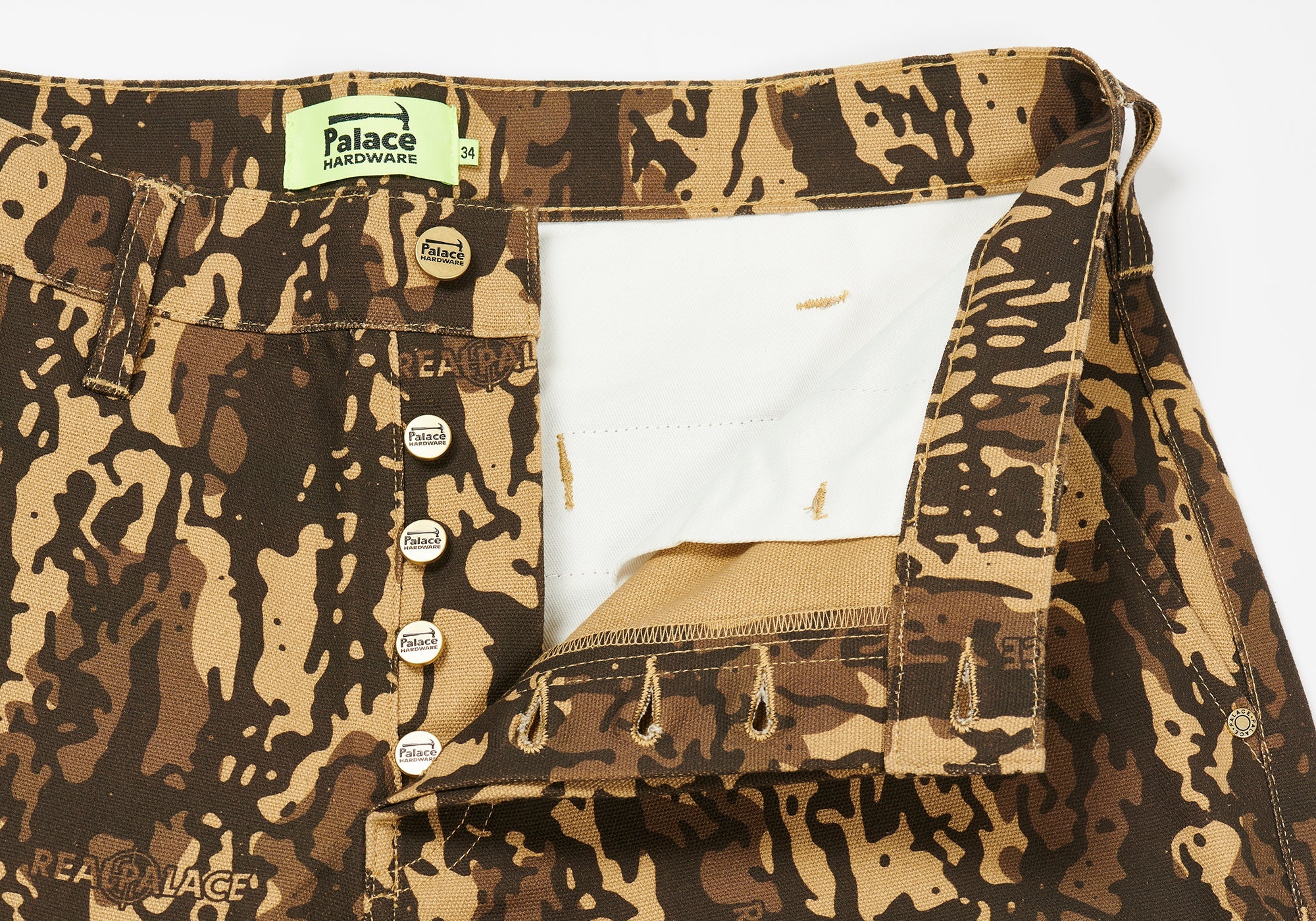 PALACE PALACE HARDWARE WORK PANT CAMO | REVERSIBLE