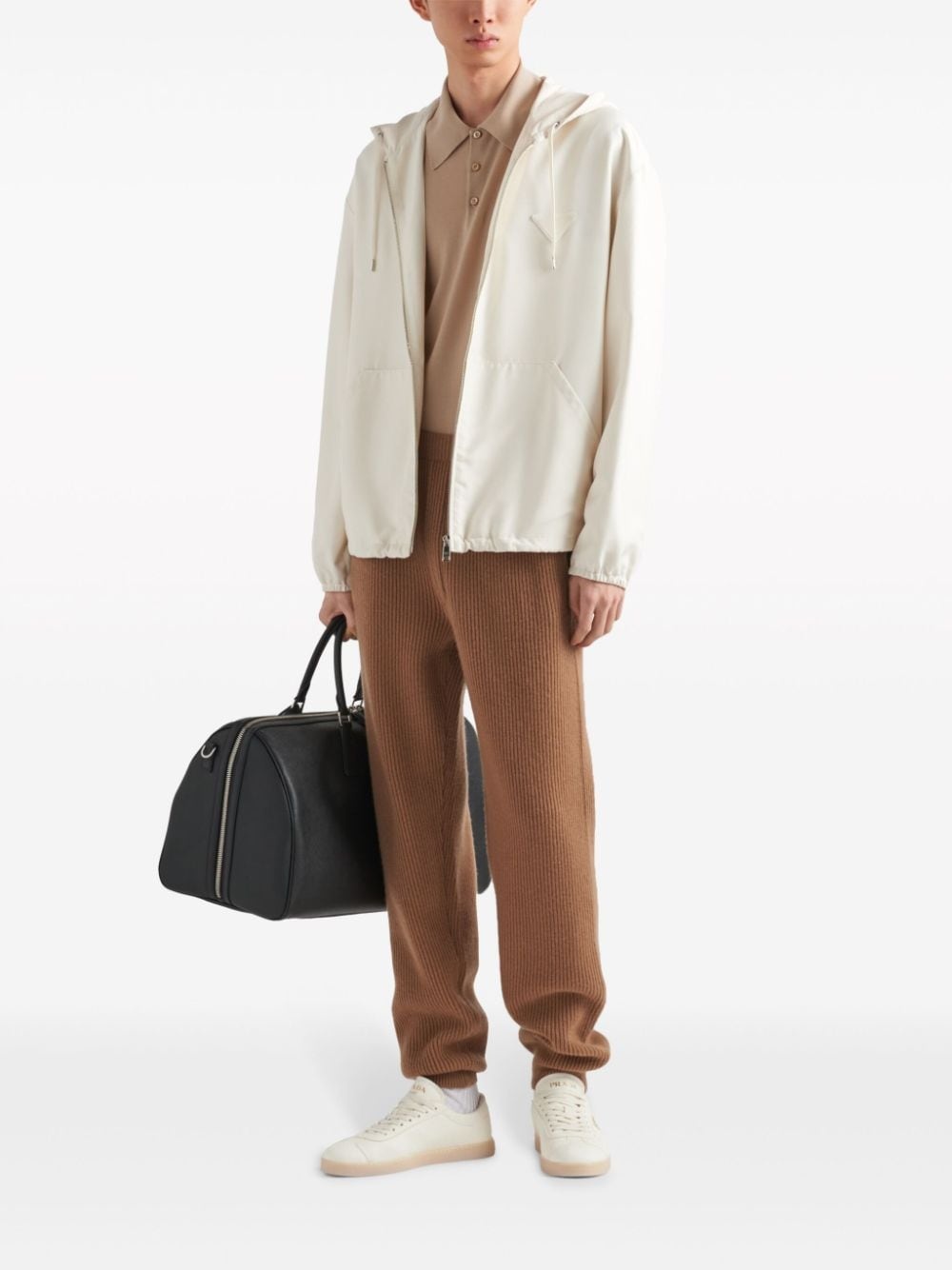 cashmere tapered track pants - 2