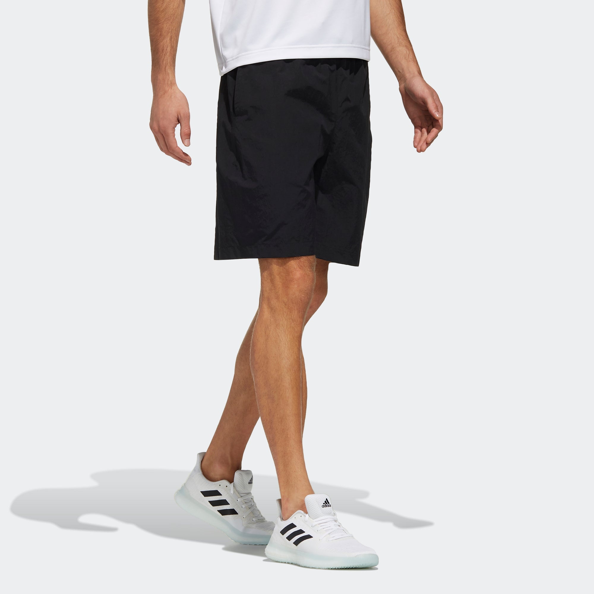adidas M Mh 3s Wv Sho Woven Solid Color Loose Sports Shorts Black FM5468 - 6
