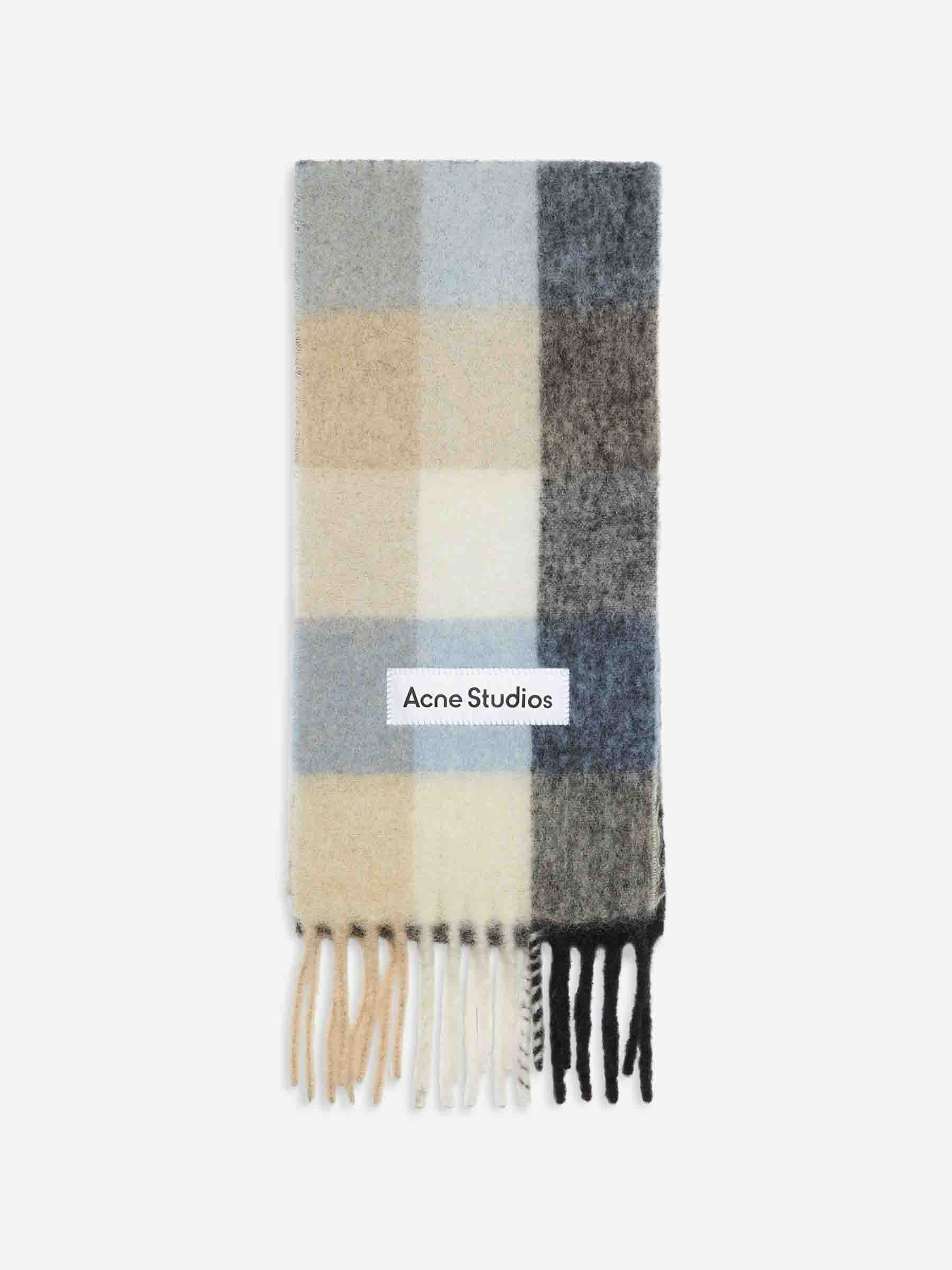 BICOLOR ALPACA SCARF - 1