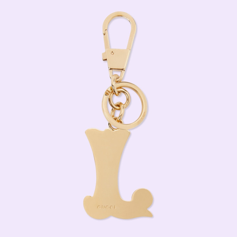 GUCCI Letter J Plexiglas keychain outlook