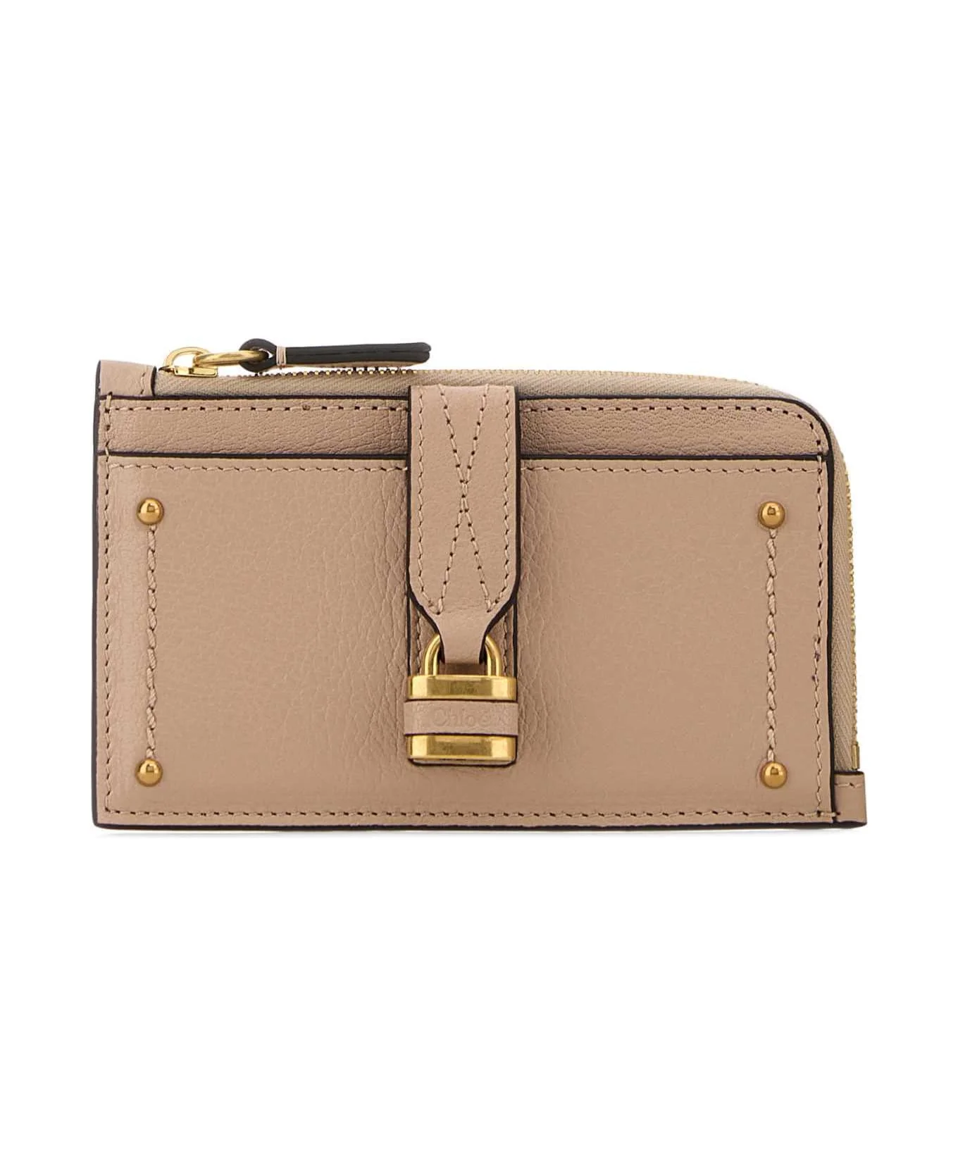 Powder Pink Leather Small Paddington Coin Purse - 1