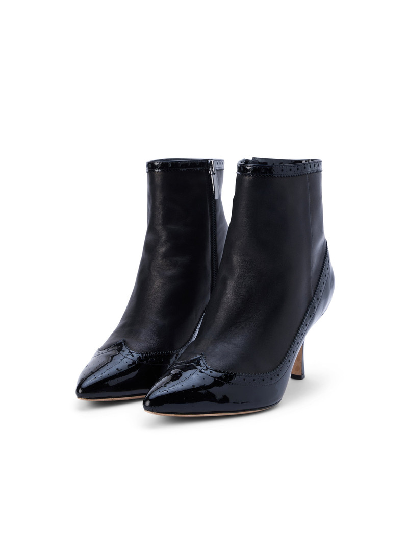 Ember Patent Leather Bootie 4