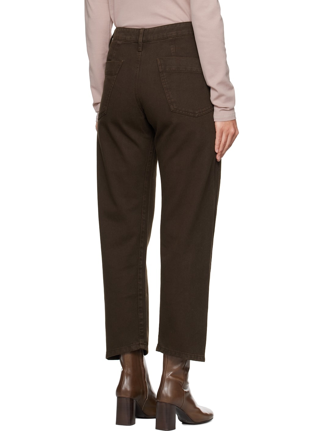 Brown Twisted Jeans - 3
