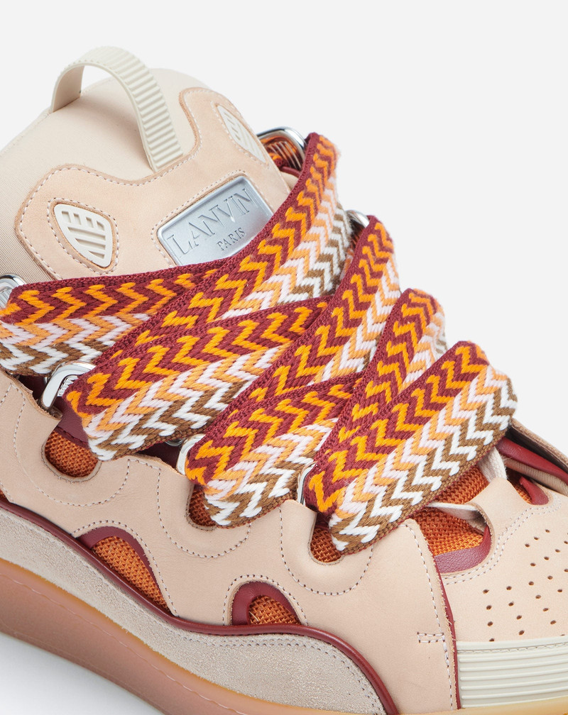 LEATHER CURB SNEAKERS 5