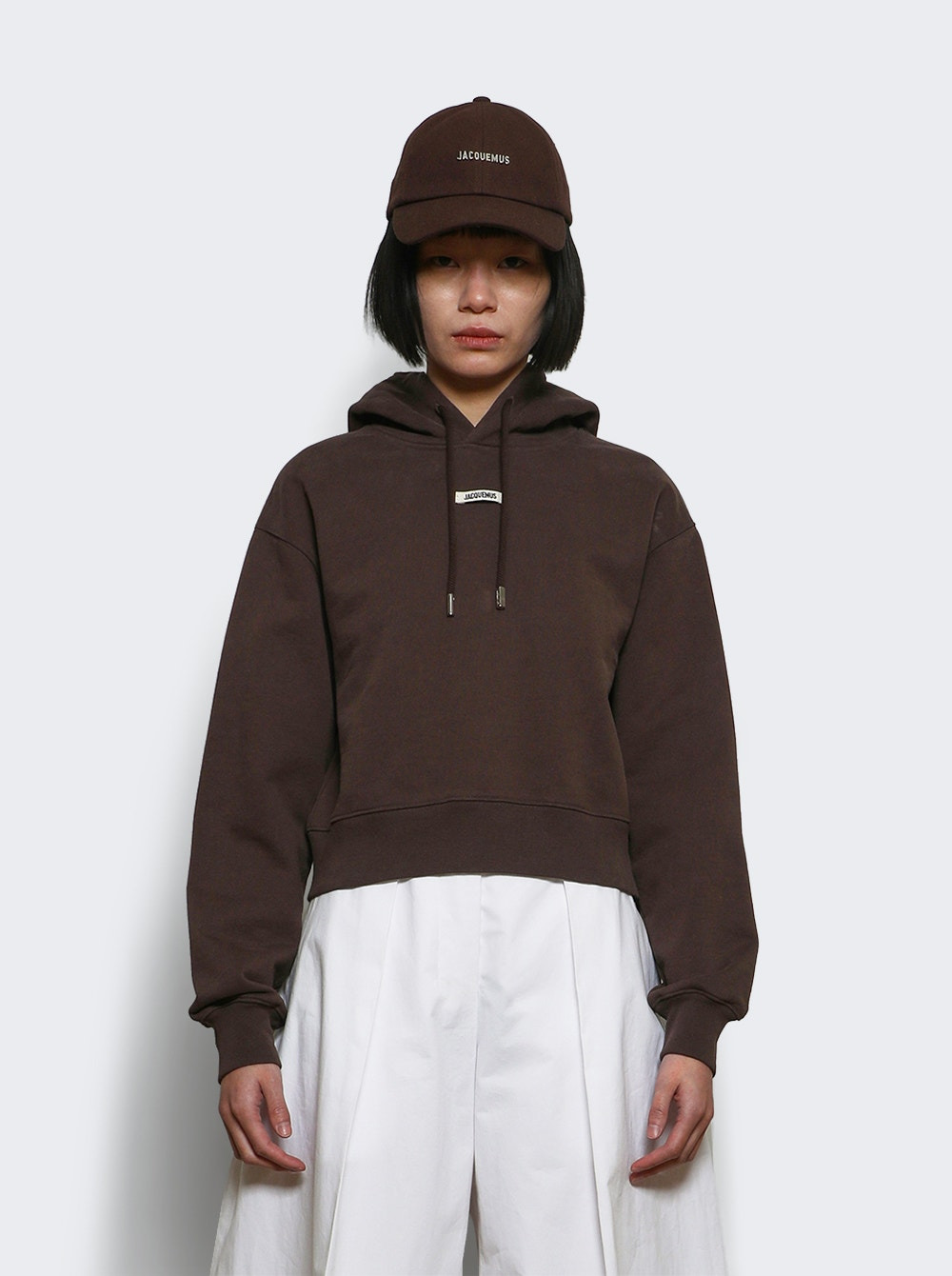 The Gros Grain Hoodie Dark Brown - 2