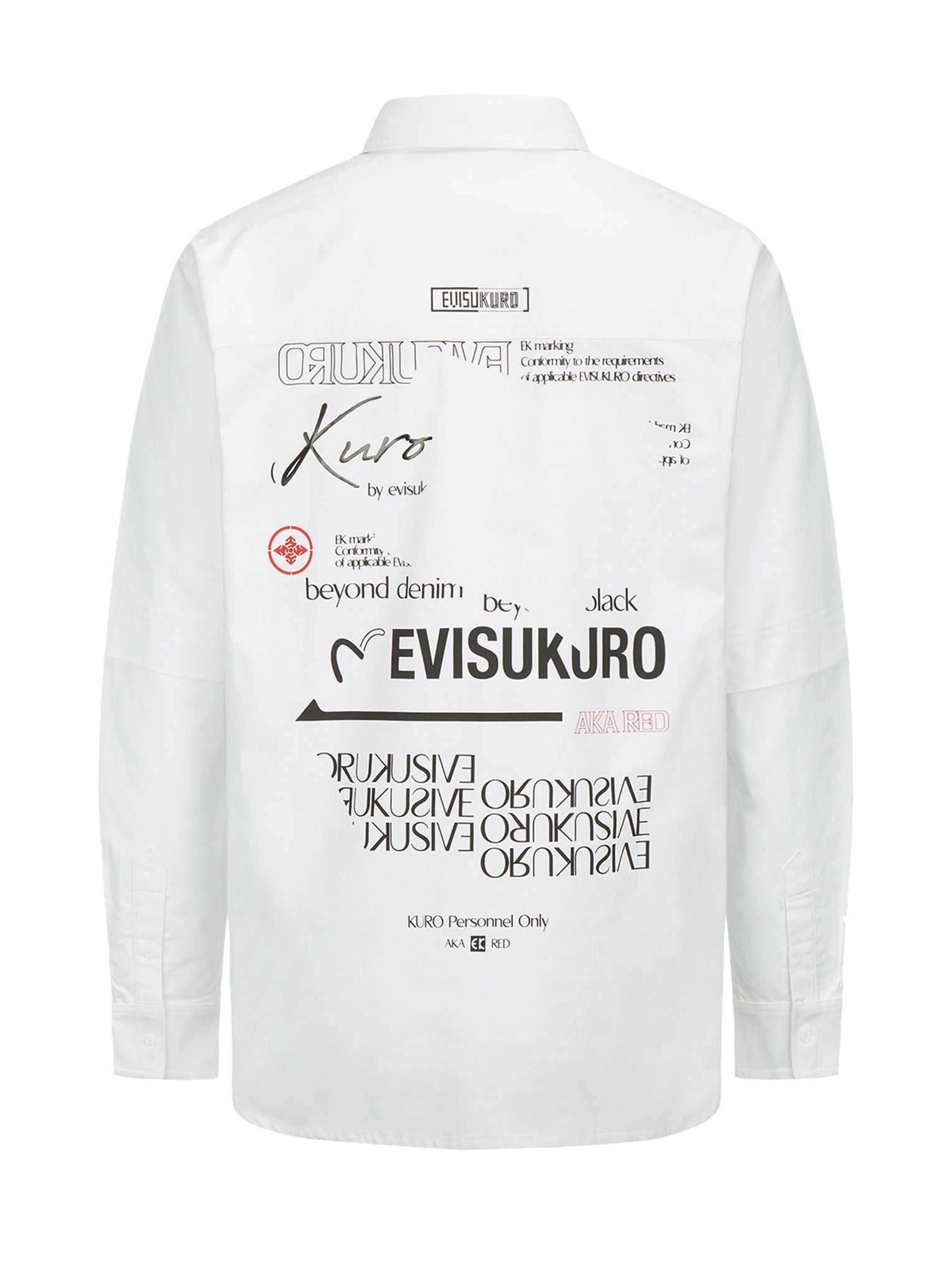 Multi Logo Print Mock 2-in-1 Shirt - 16