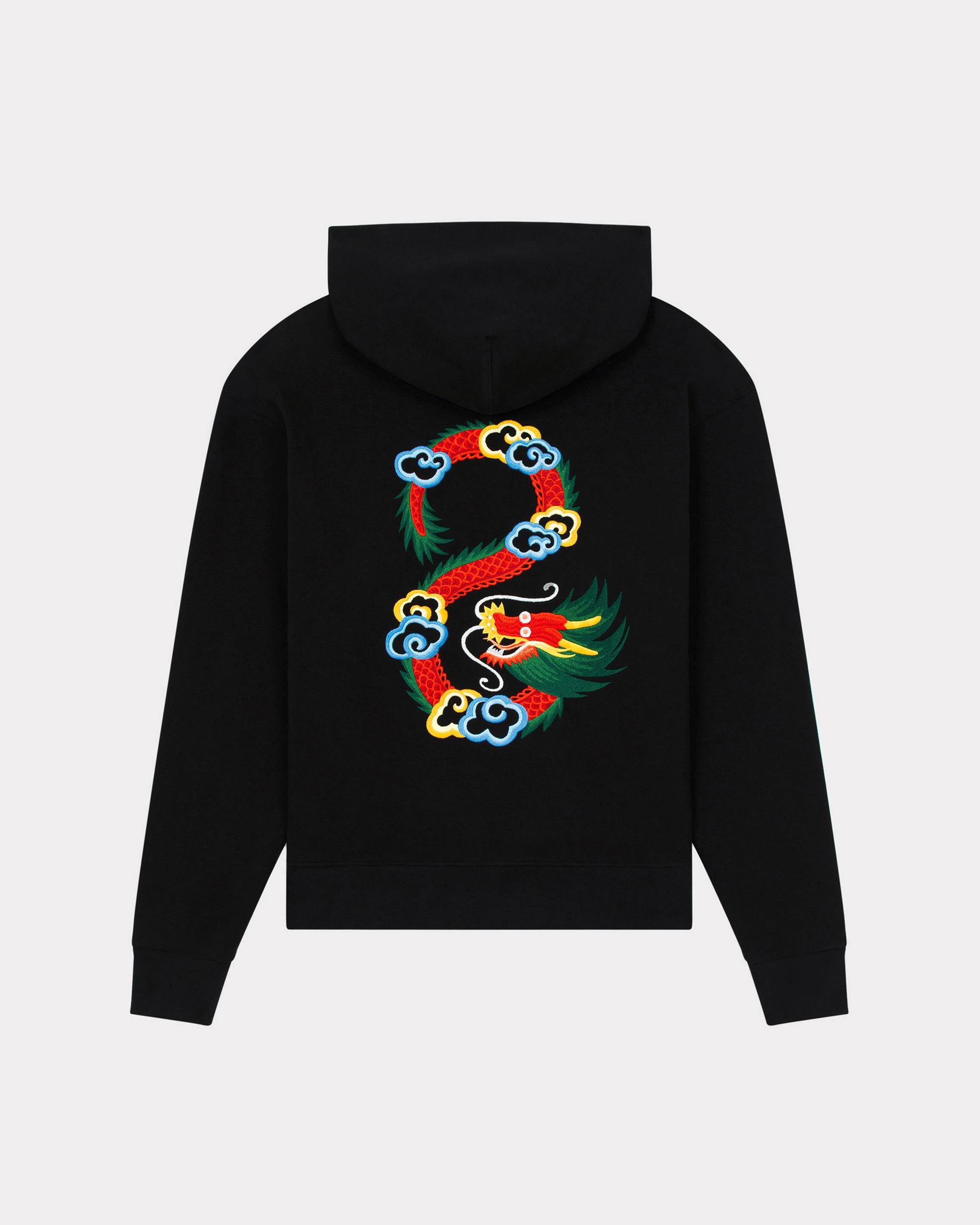 'Year of the Dragon' classic hooded embroidered sweatshirt - 2