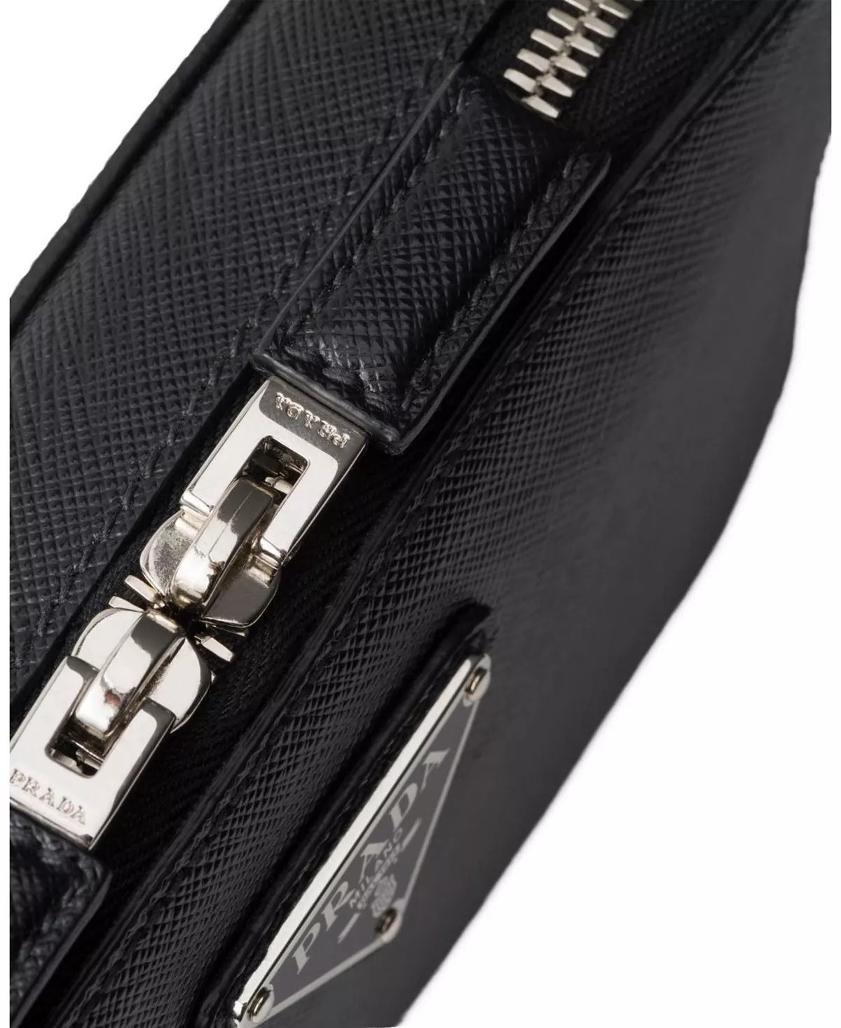 Brique Saffiano Leather Bag - 3