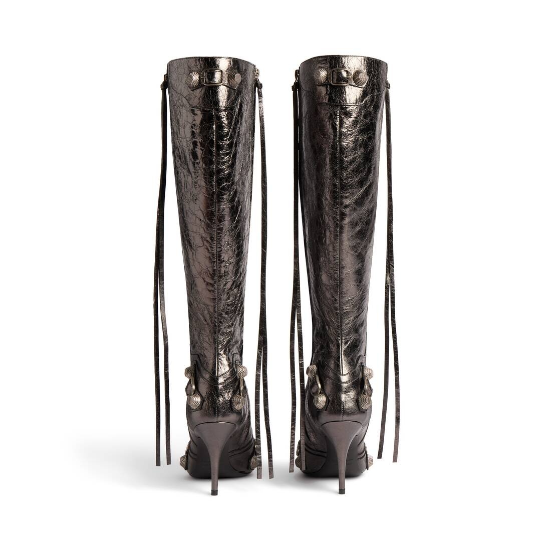 Women's Cagole 90mm Boot Metallized  in Grey - 5