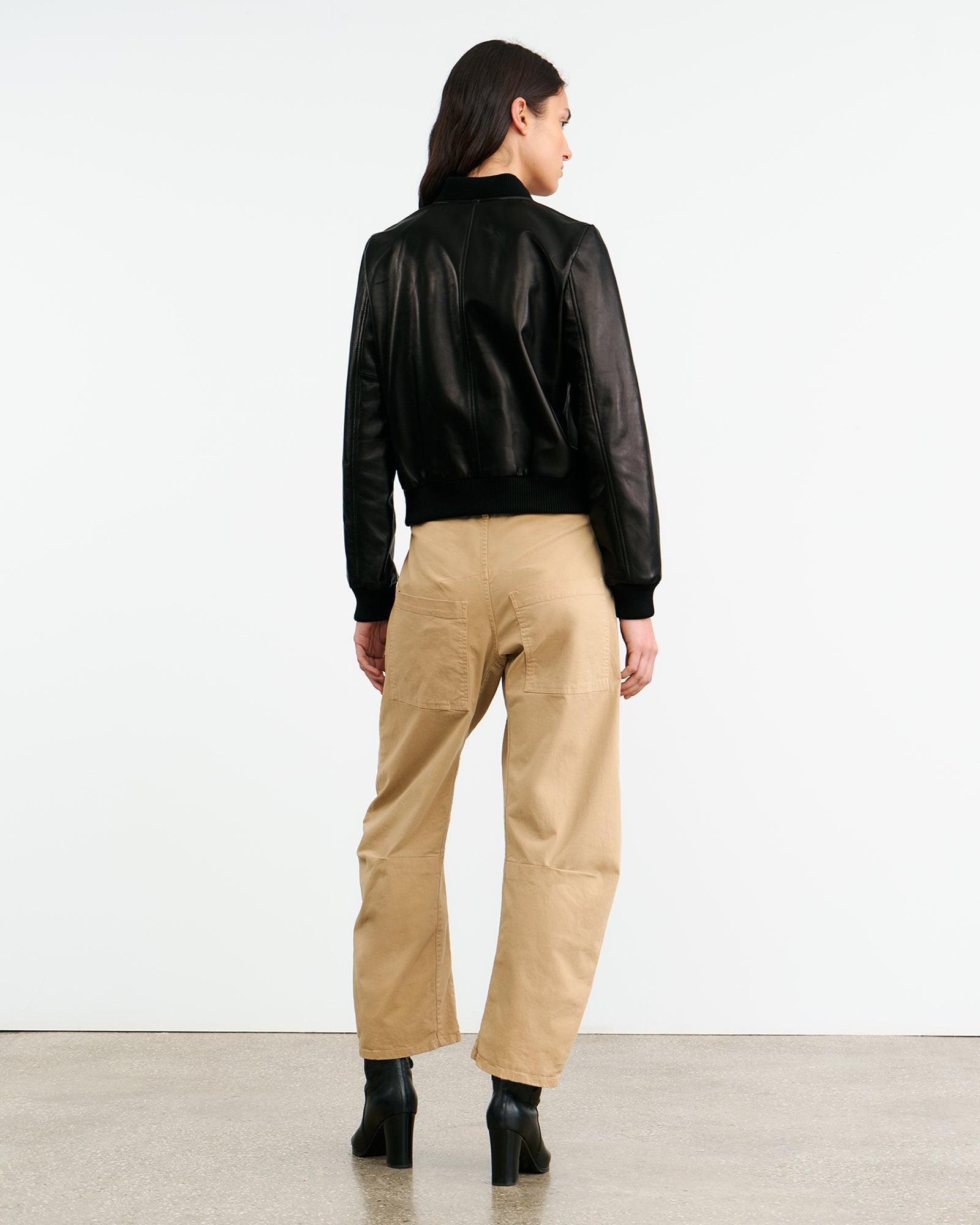 THORENS LEATHER BOMBER - 5