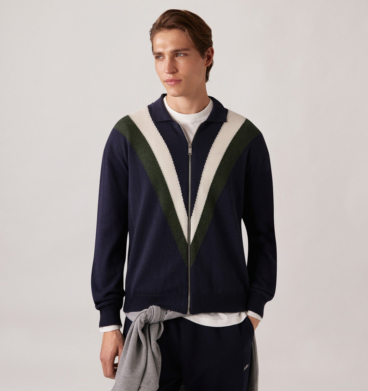 UNISEX KNIT WOOL SHIRT JACKET - 2