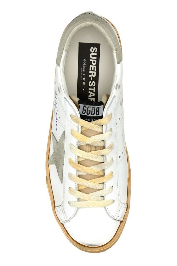 White leather Superstar sneakers - 4