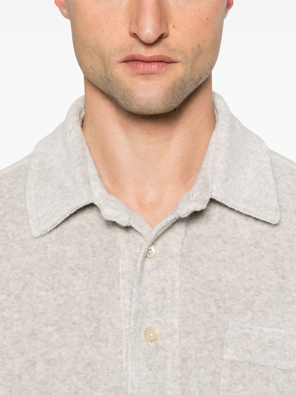 towelling polo shirt - 4