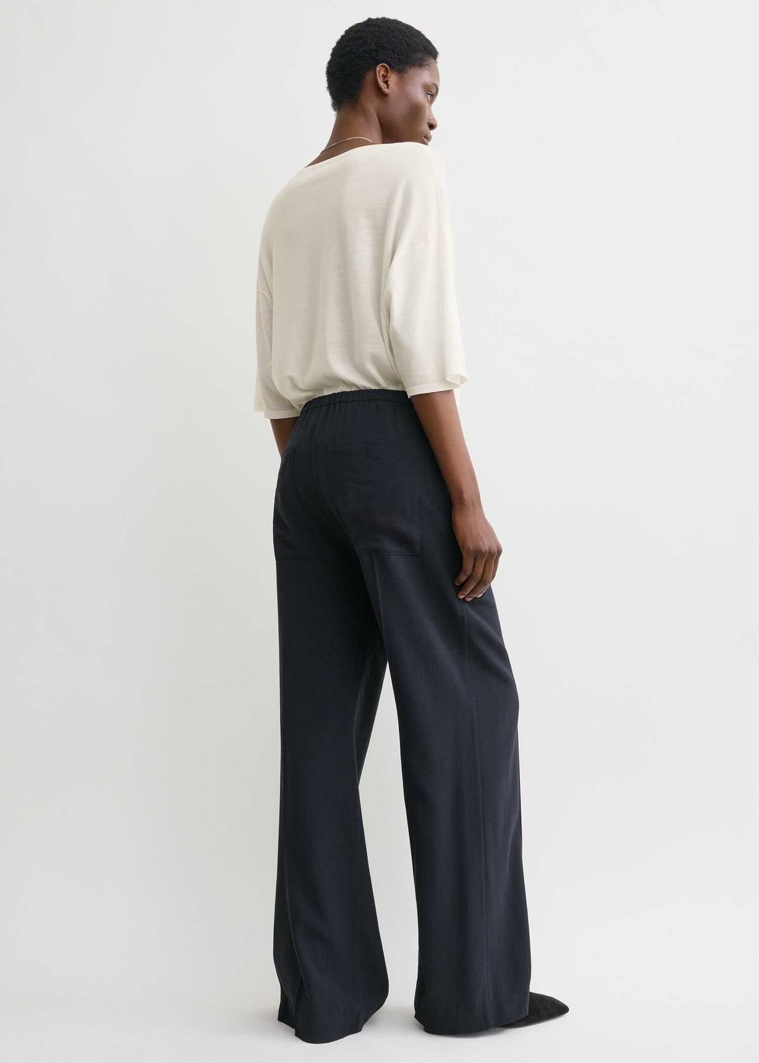 Fluid winter trousers navy - 4