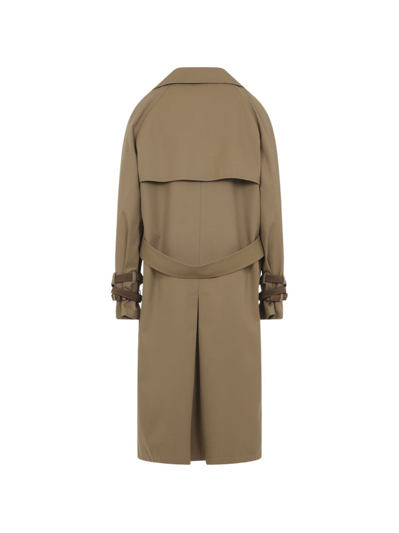 Moschino belt buckled coat outlook