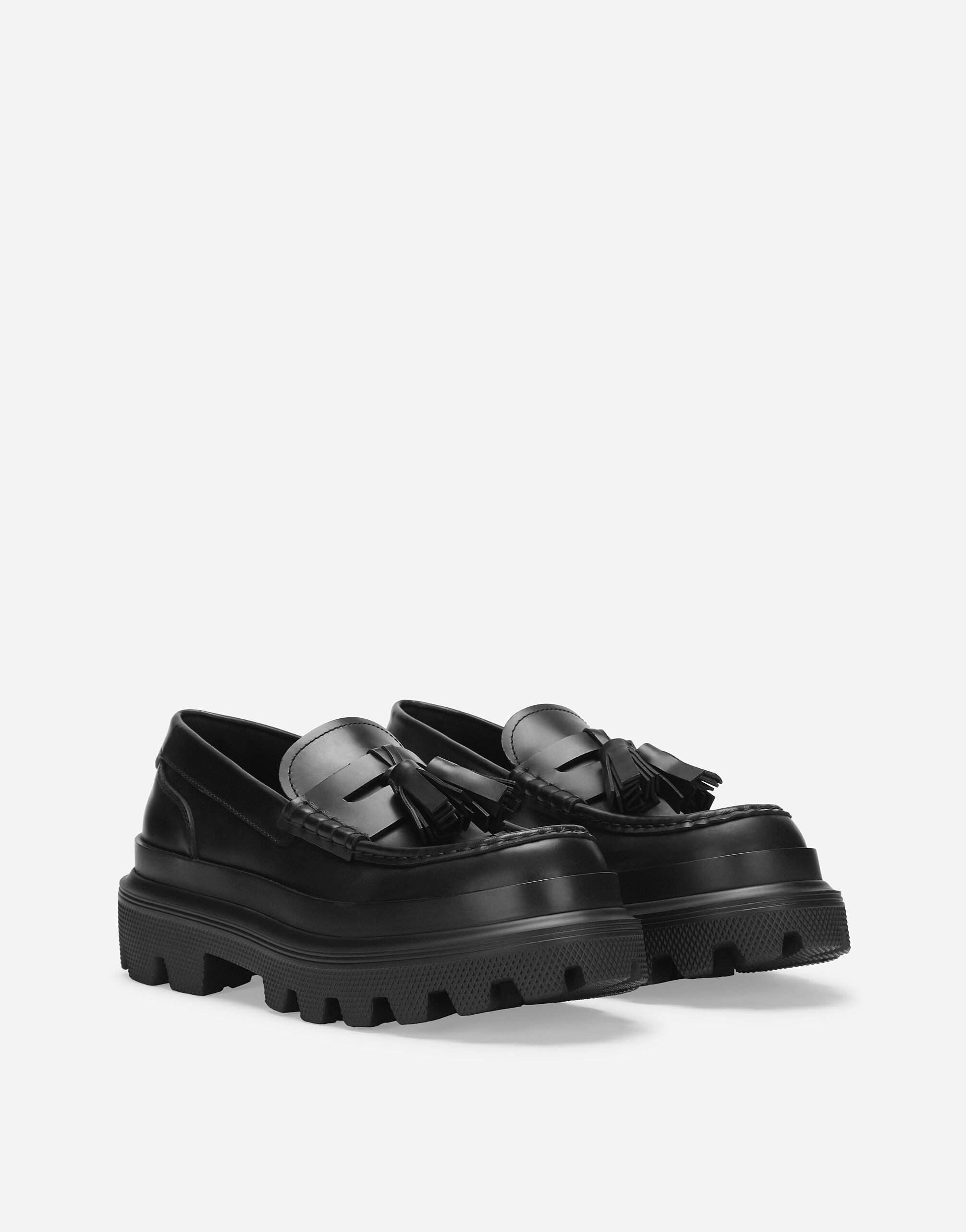 Brushed calfskin loafers - 2