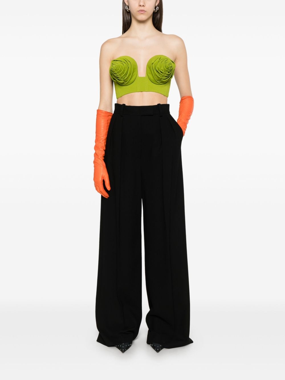 conical-cup crop top - 2