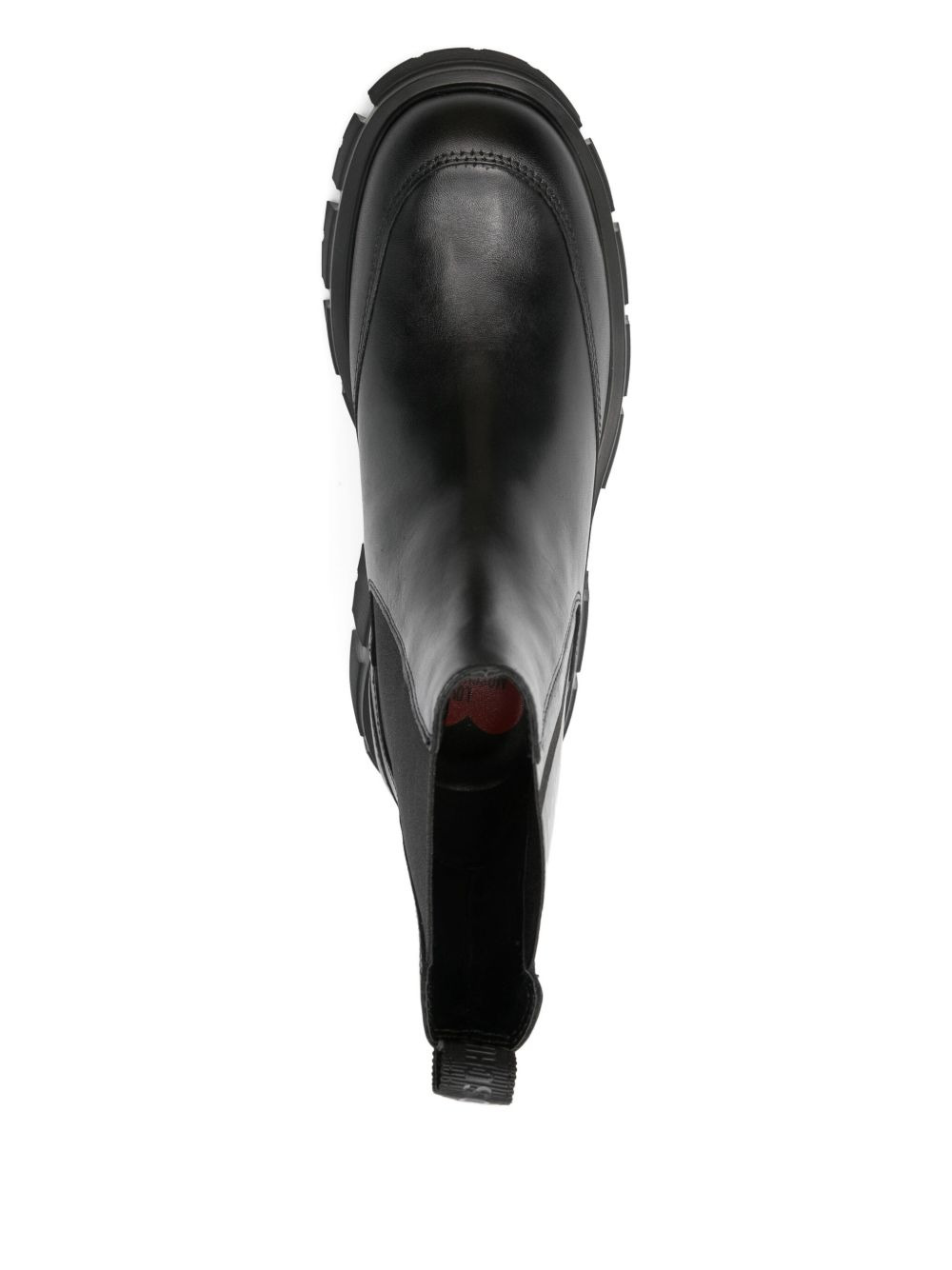 40mm leather chunky boots - 4