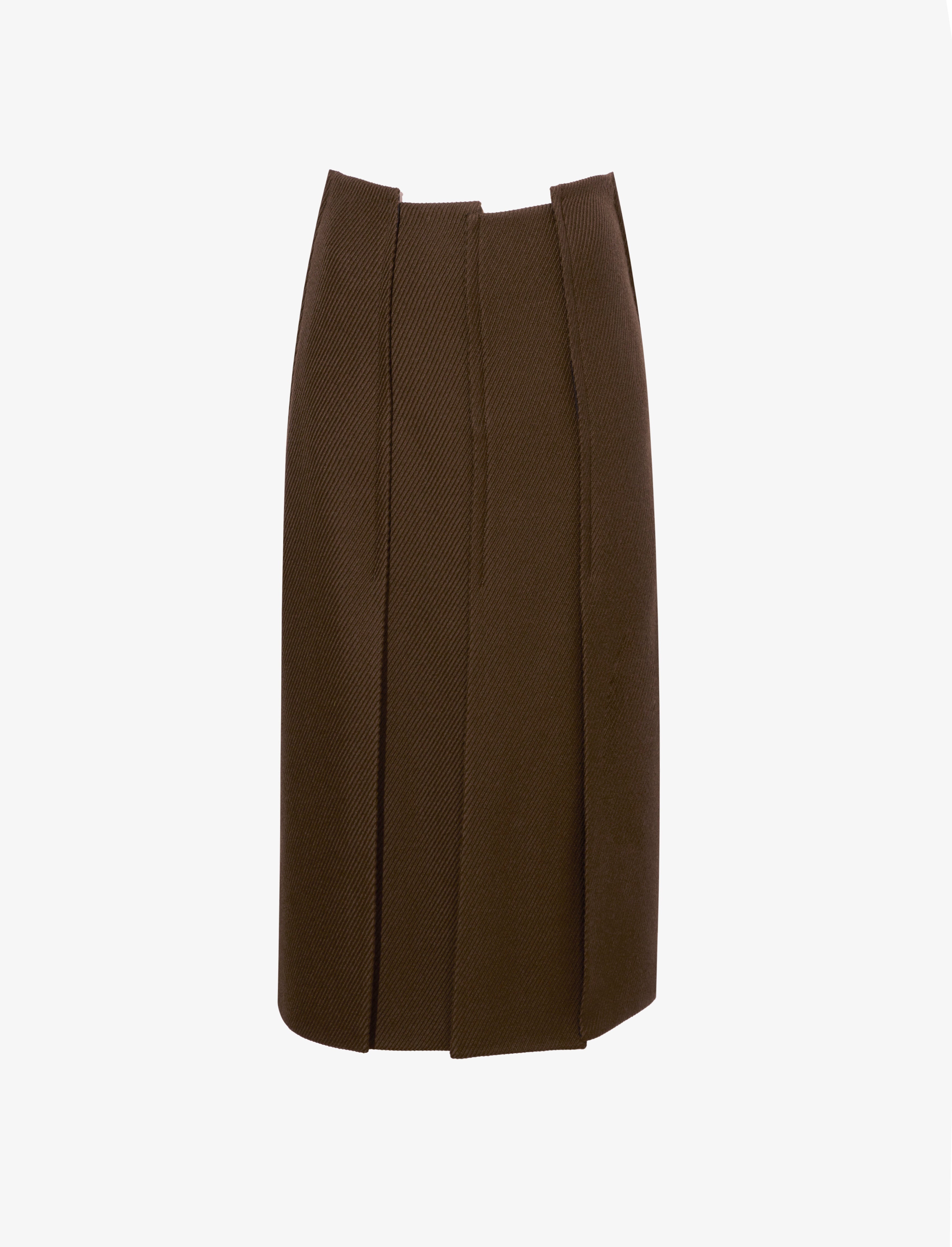 Diane Skirt in Wool Twill - 1