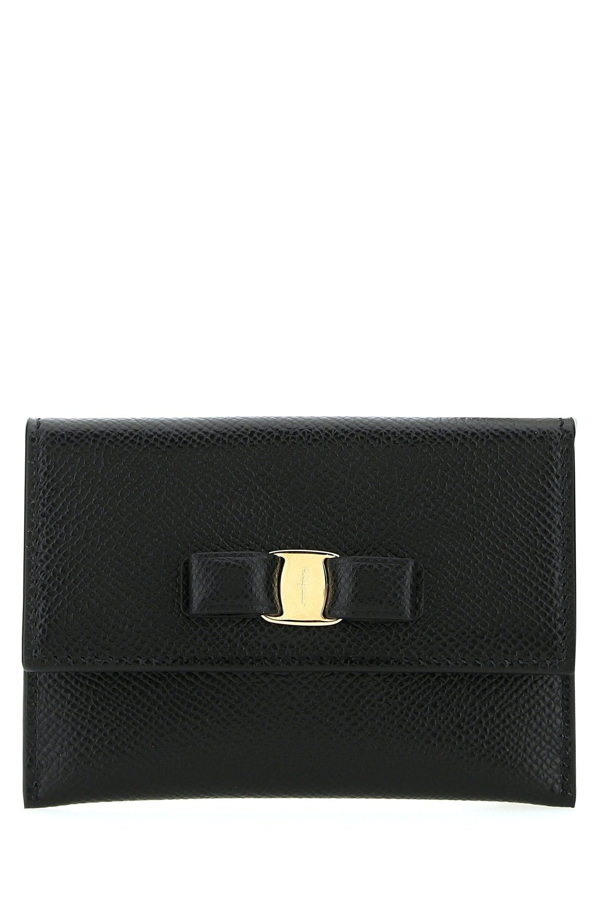 Salvatore Ferragamo Women Black Leather Card Holder - 3