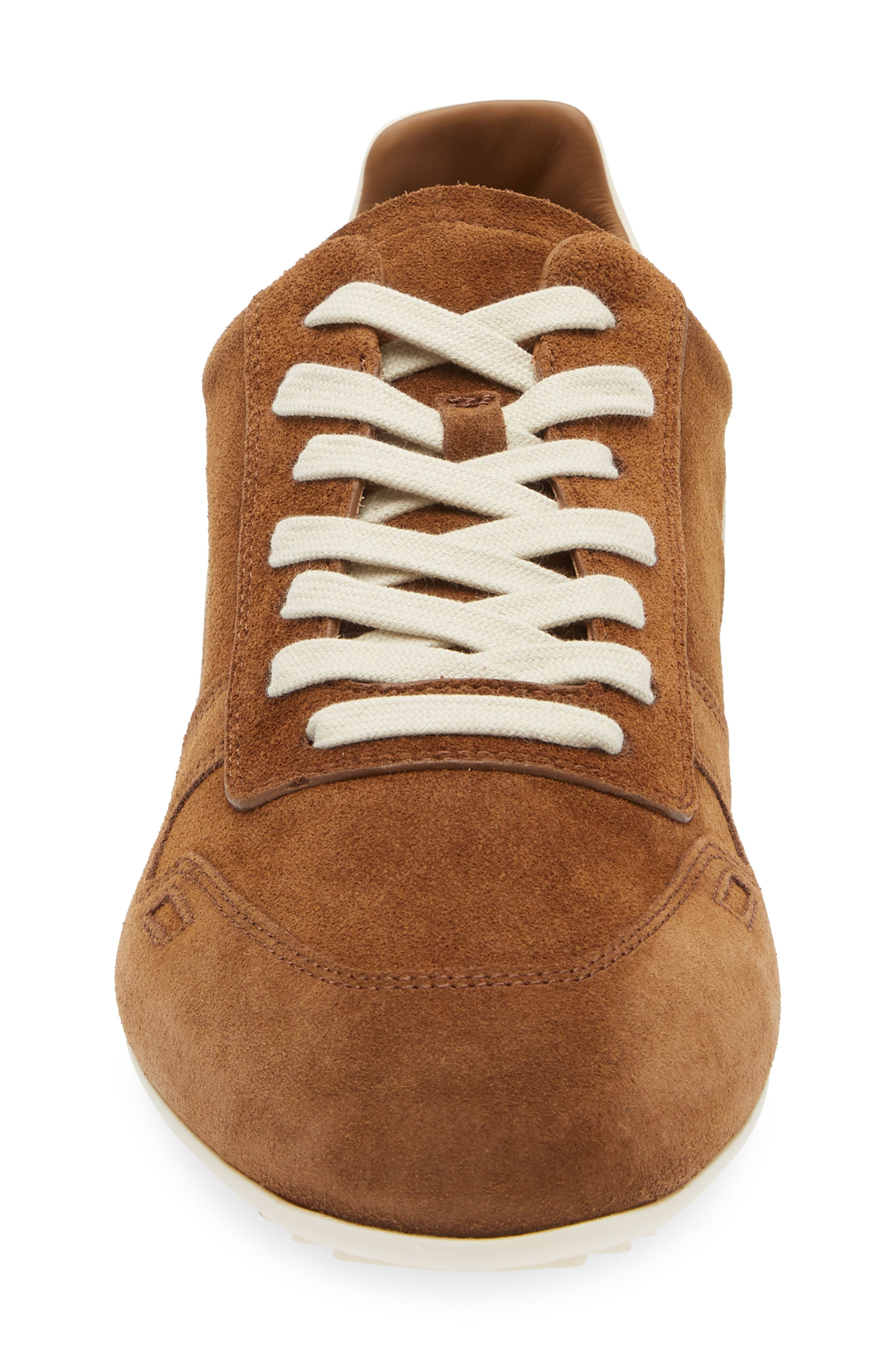 Rick Owens Concordians Minimal Sneak Sneaker in Chestnut/Milk/Milk at Nordstrom - 4