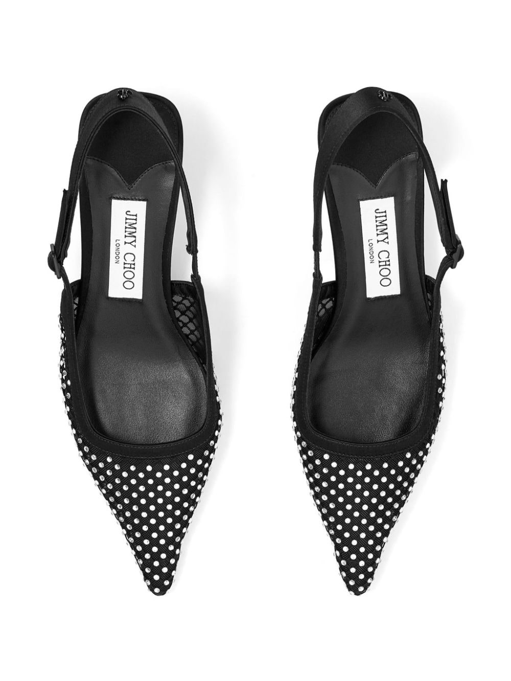 50mm Amel crystal-embellished pumps - 3