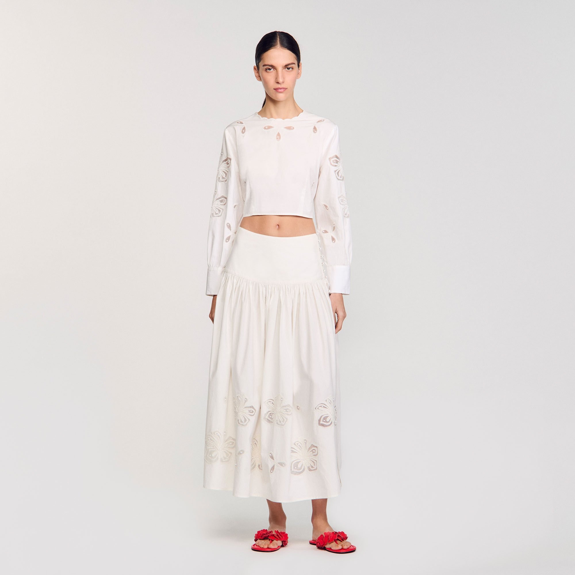 POPLIN CROP TOP - 1