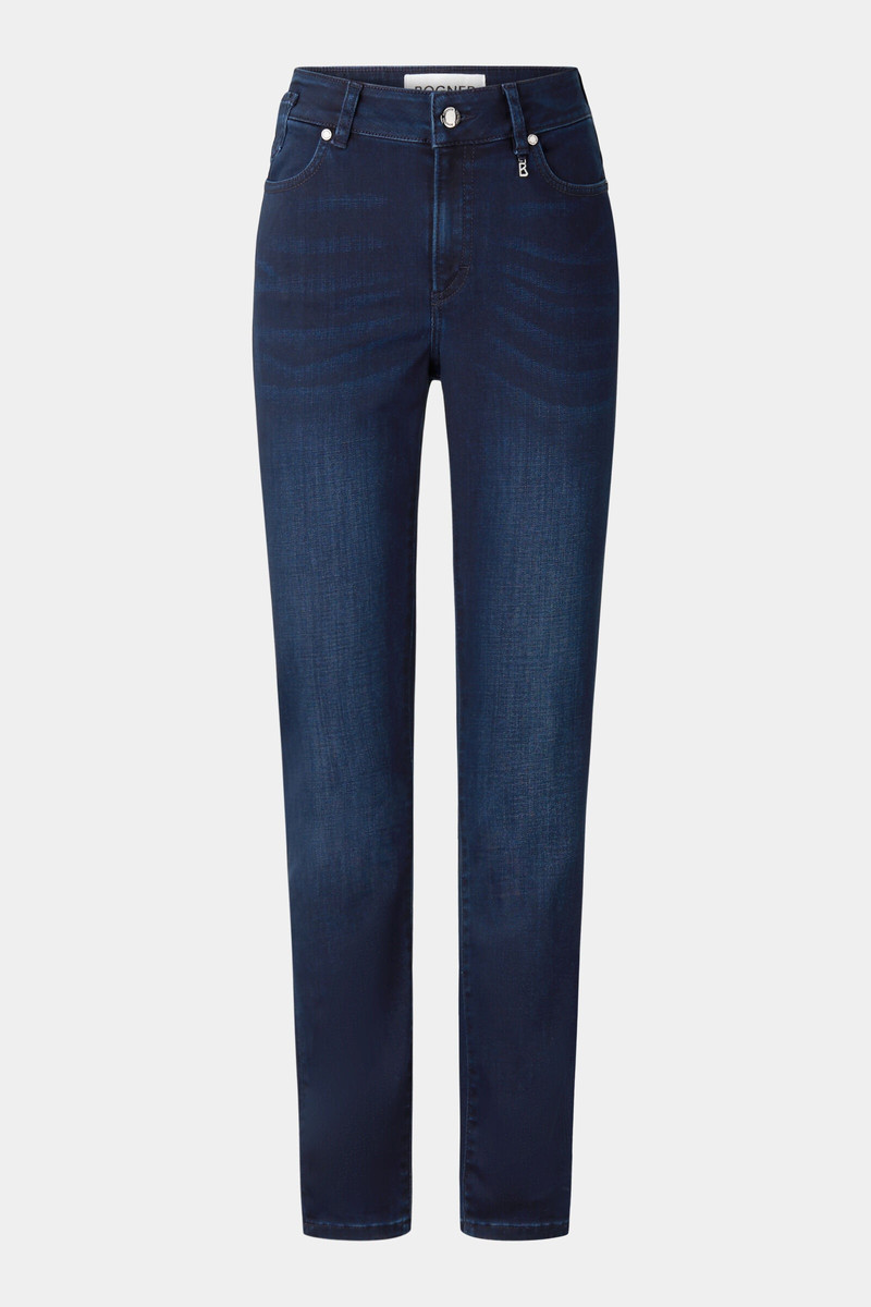 Julie 7/8 slim fit jeans in Dark denim blue 1
