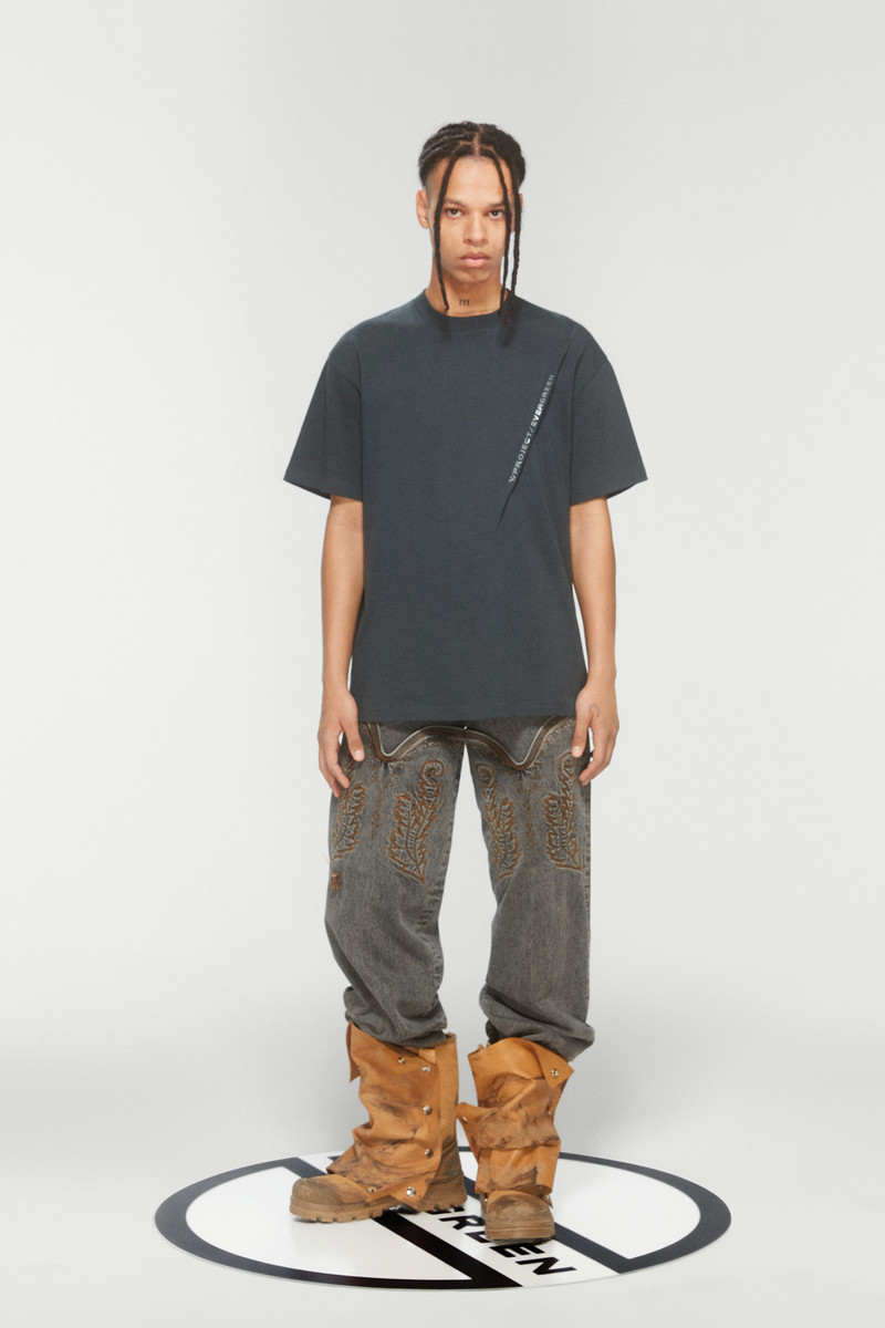 Y/Project EVERGREEN PINCHED LOGO T-SHIRT outlook
