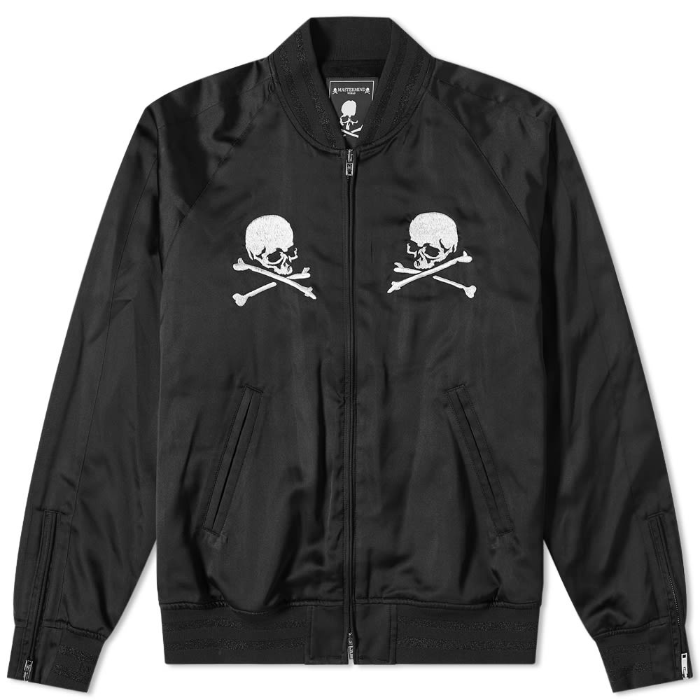 MASTERMIND WORLD Skull Silk Bomber Jacket - 1