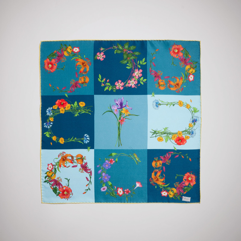 Printed silk twill bandana 3