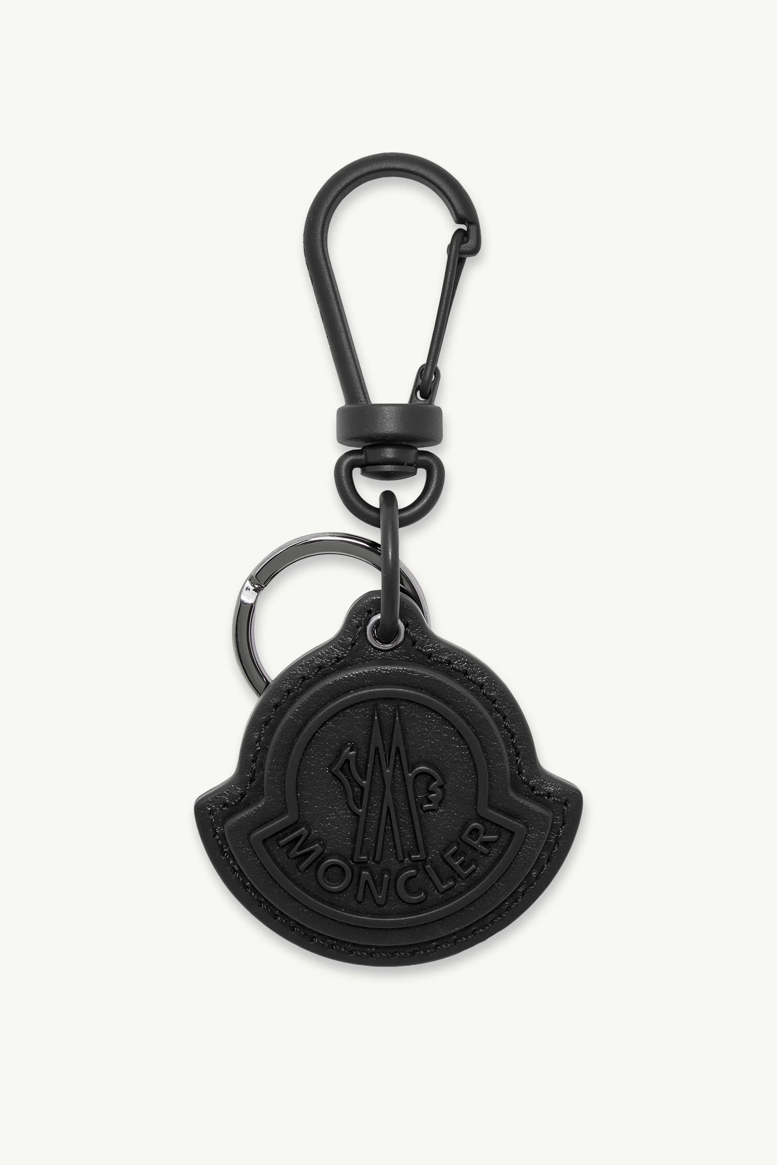 Logo Leather Key Ring - 1