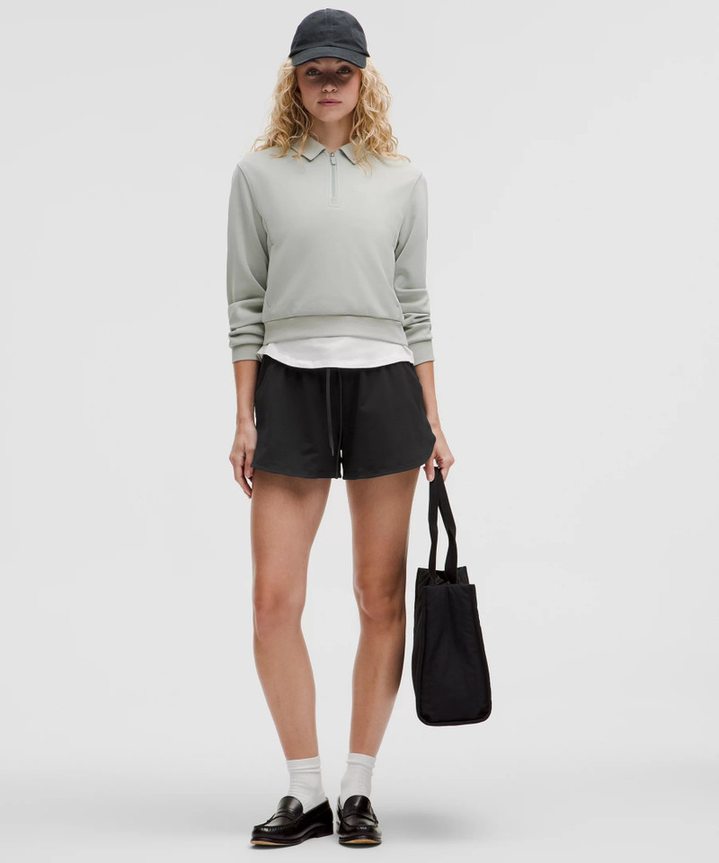 lululemon Soft Jersey Mid-Rise Curved-Hem Short 3" outlook