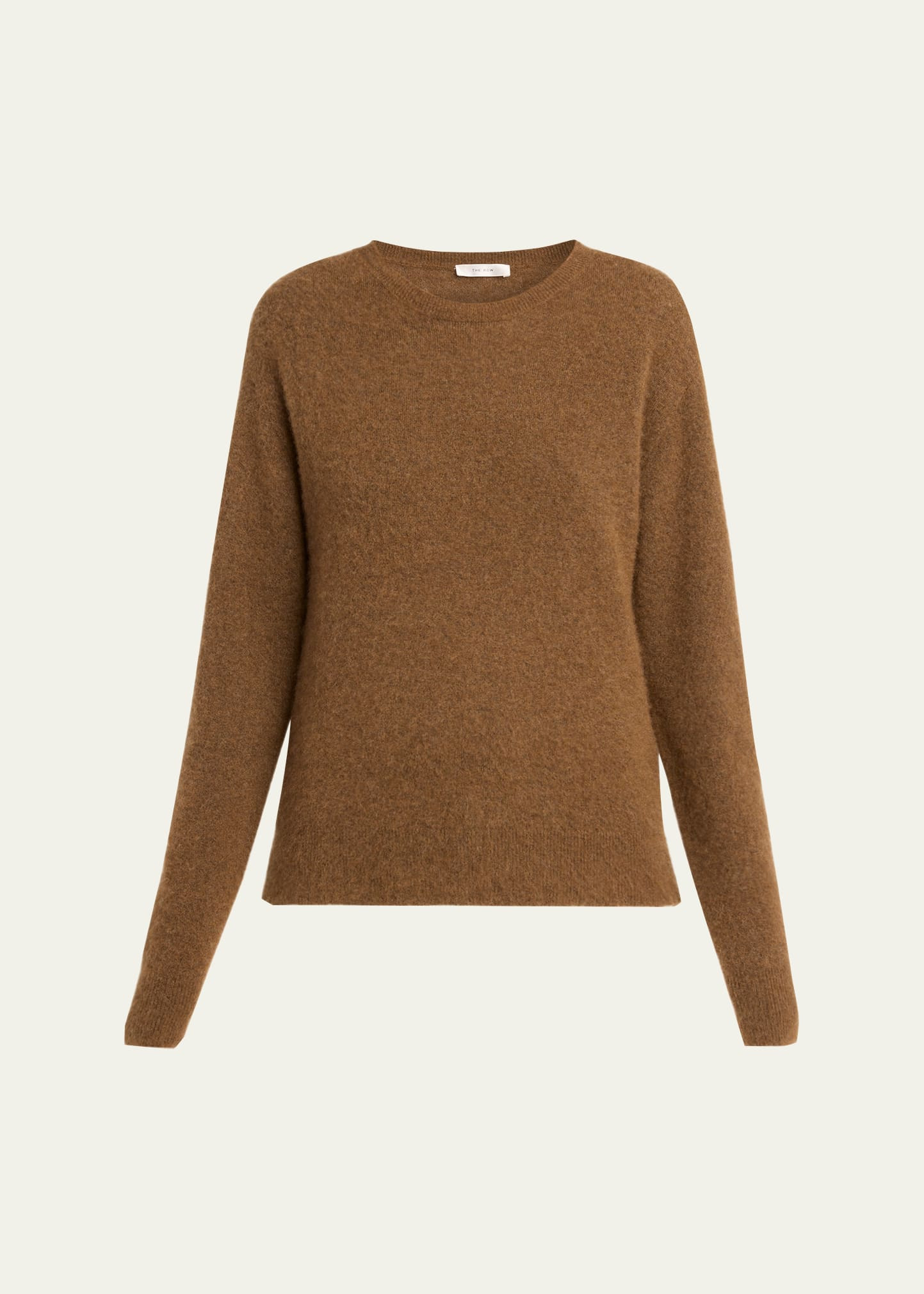 Lorynna Cashmere-Silk Crewneck Sweater - 1